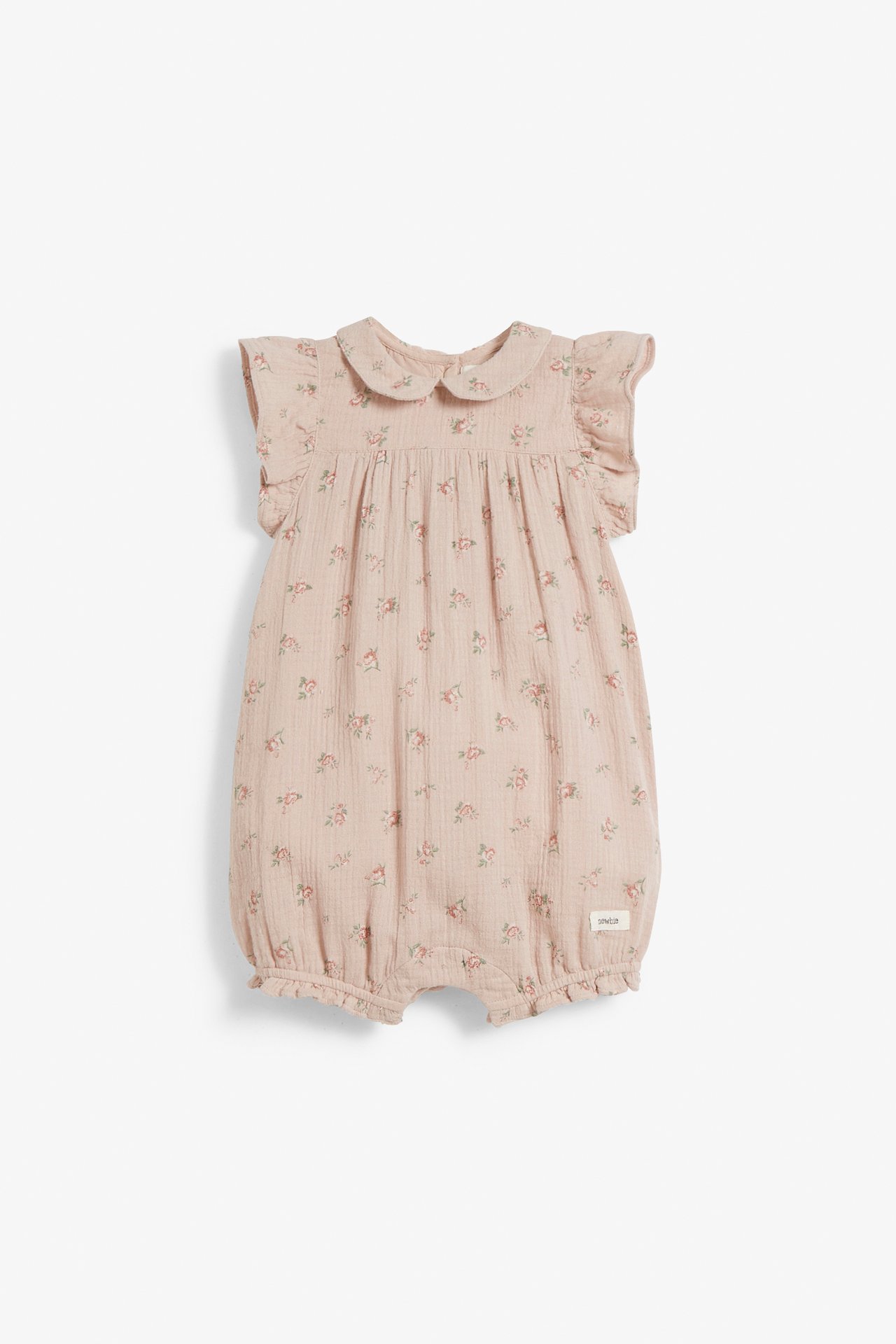 Blommig jumpsuit Baby - Ljusrosa - 4