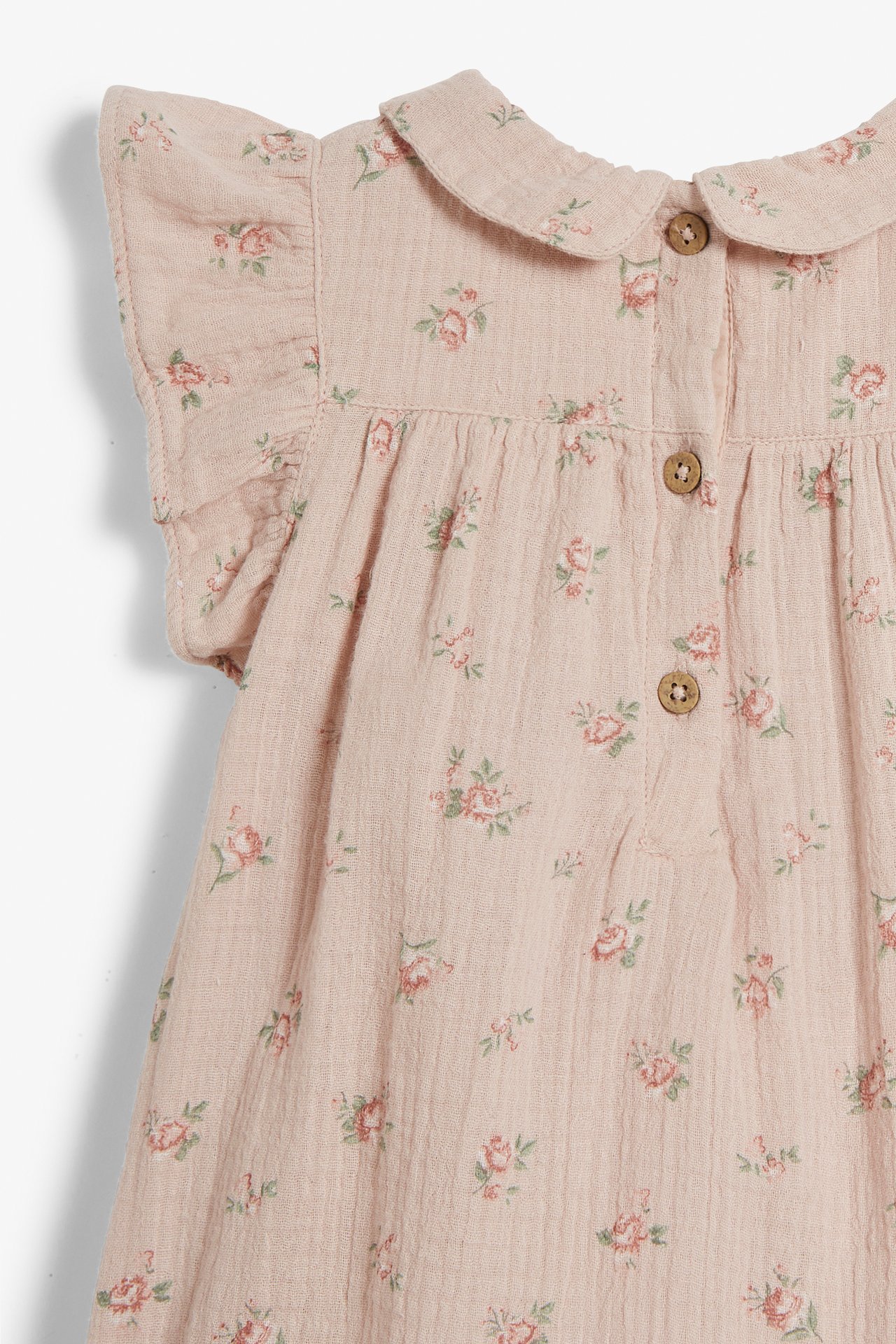 Blommig jumpsuit Baby - Ljusrosa - 5