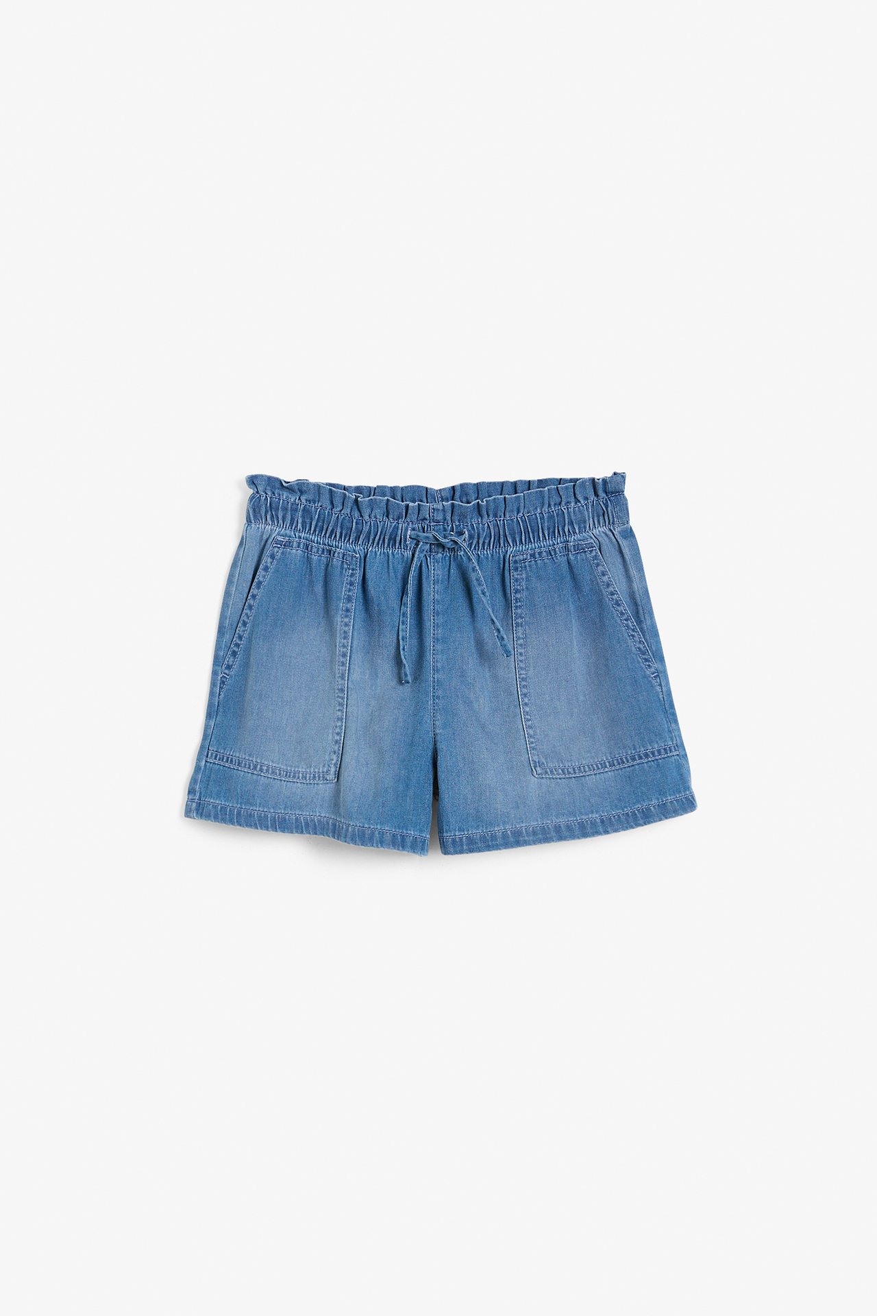 Shorts paperwaist - Ljus denim - 5