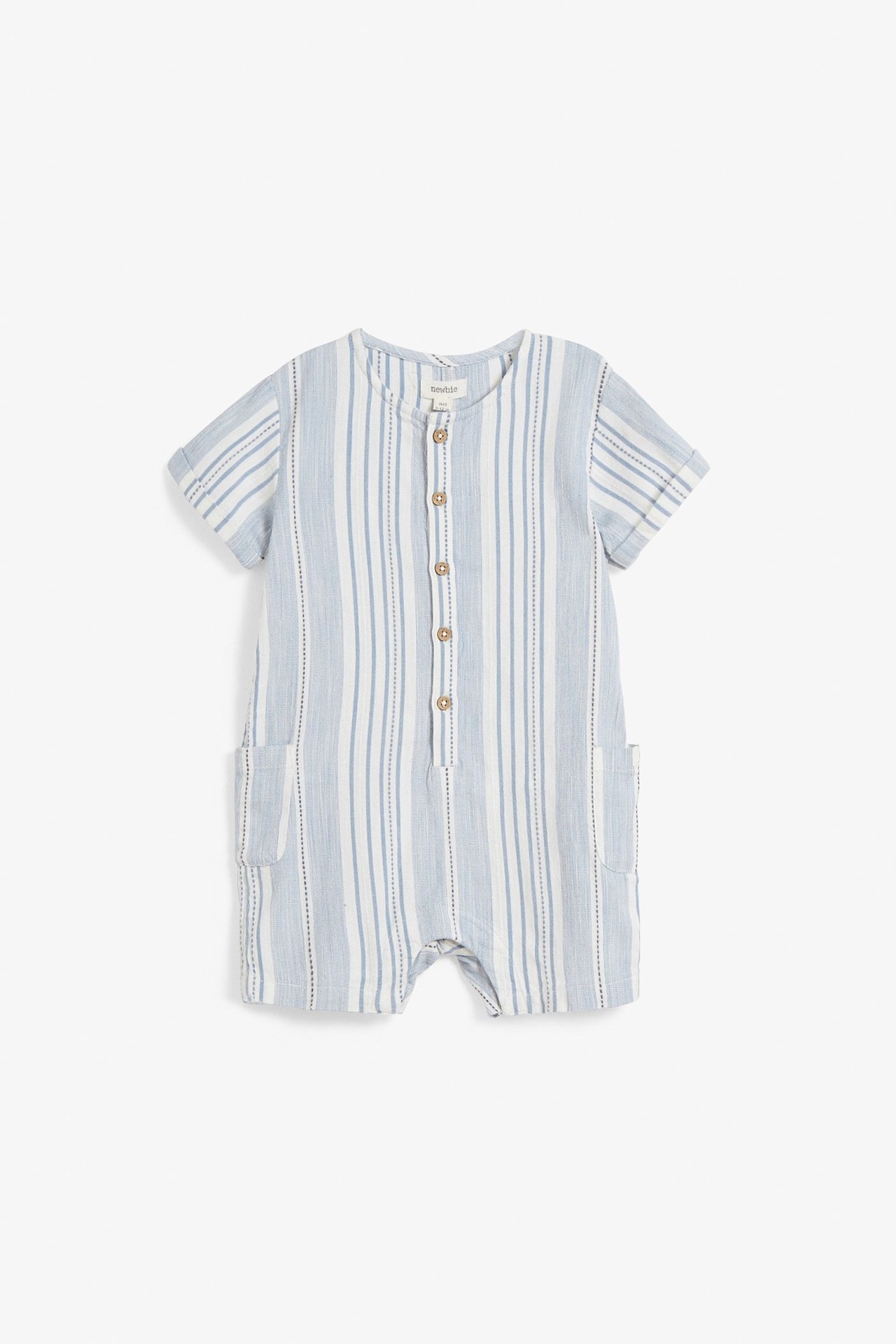 Stripete jumpsuit baby Blå - null - 1