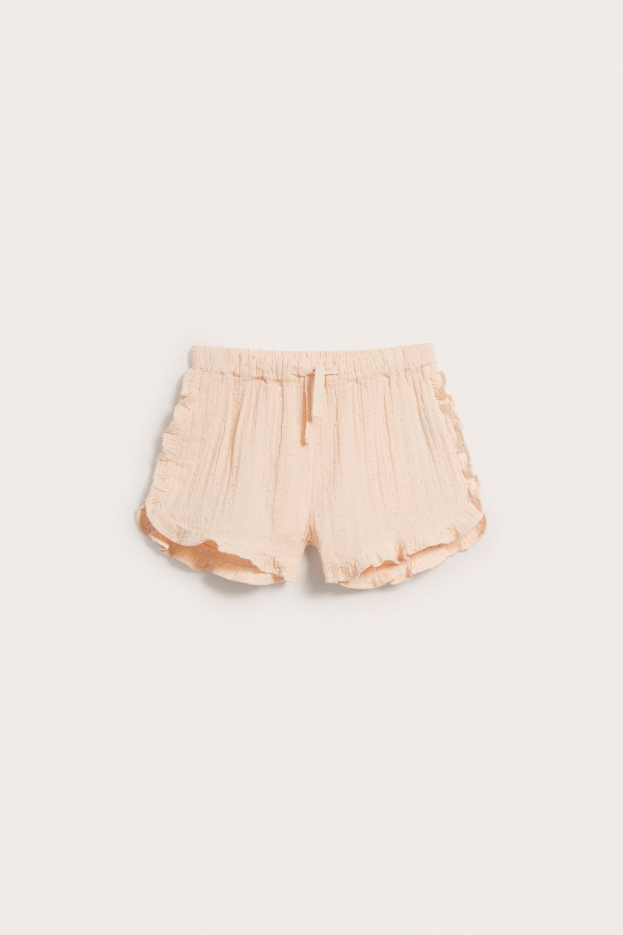 Shorts med volanger Oransje - null - 1