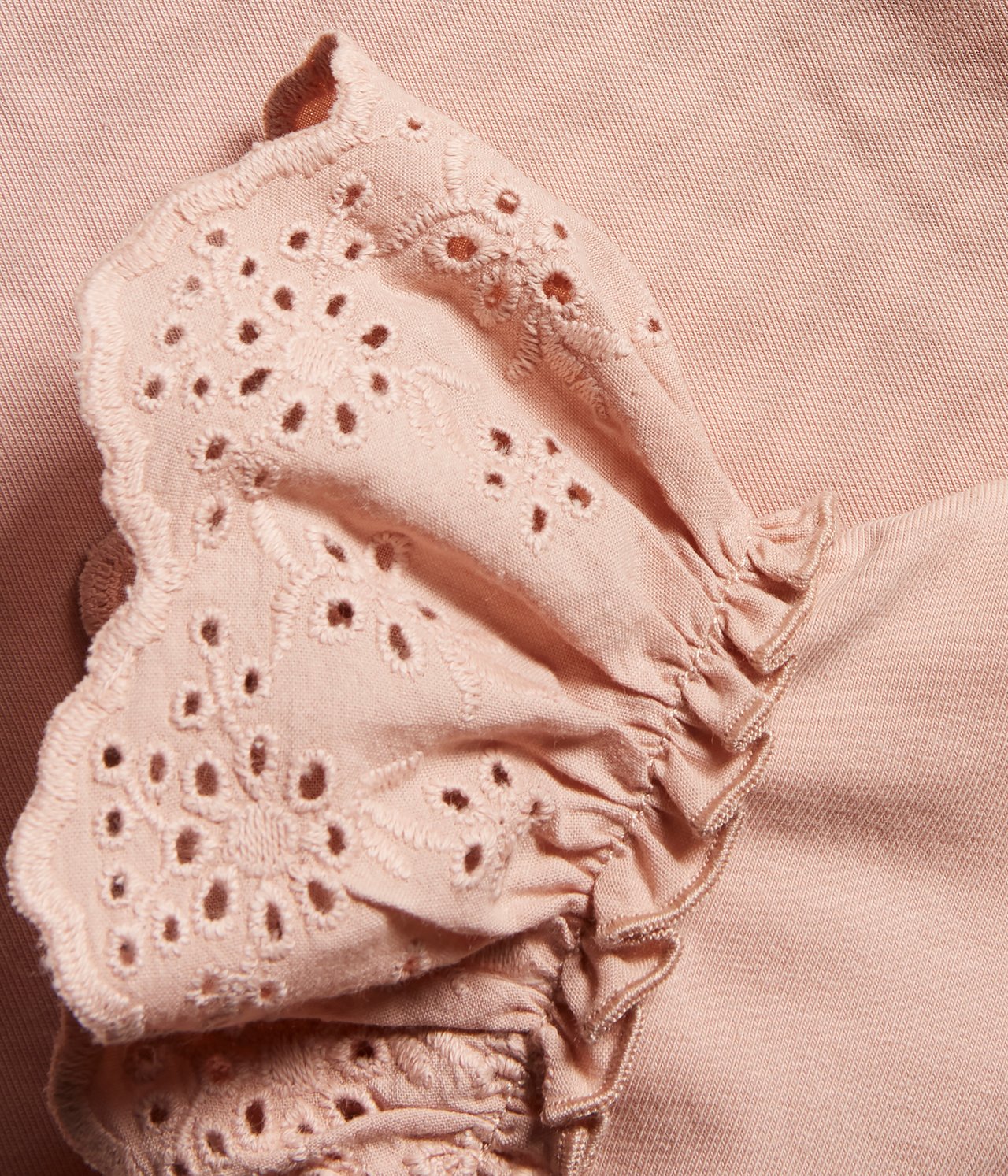 Topp med volanger - Rosa - 1