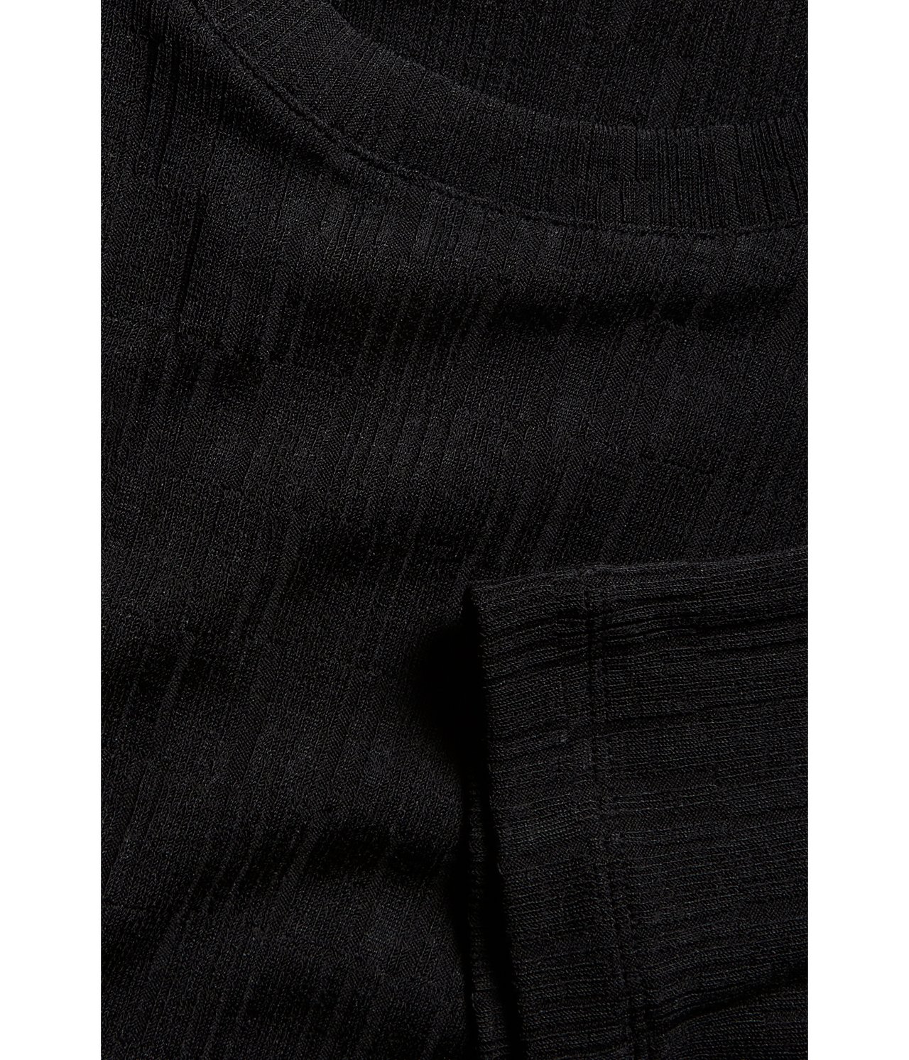 Lyhyemmän mallinen paita Musta - null - 4
