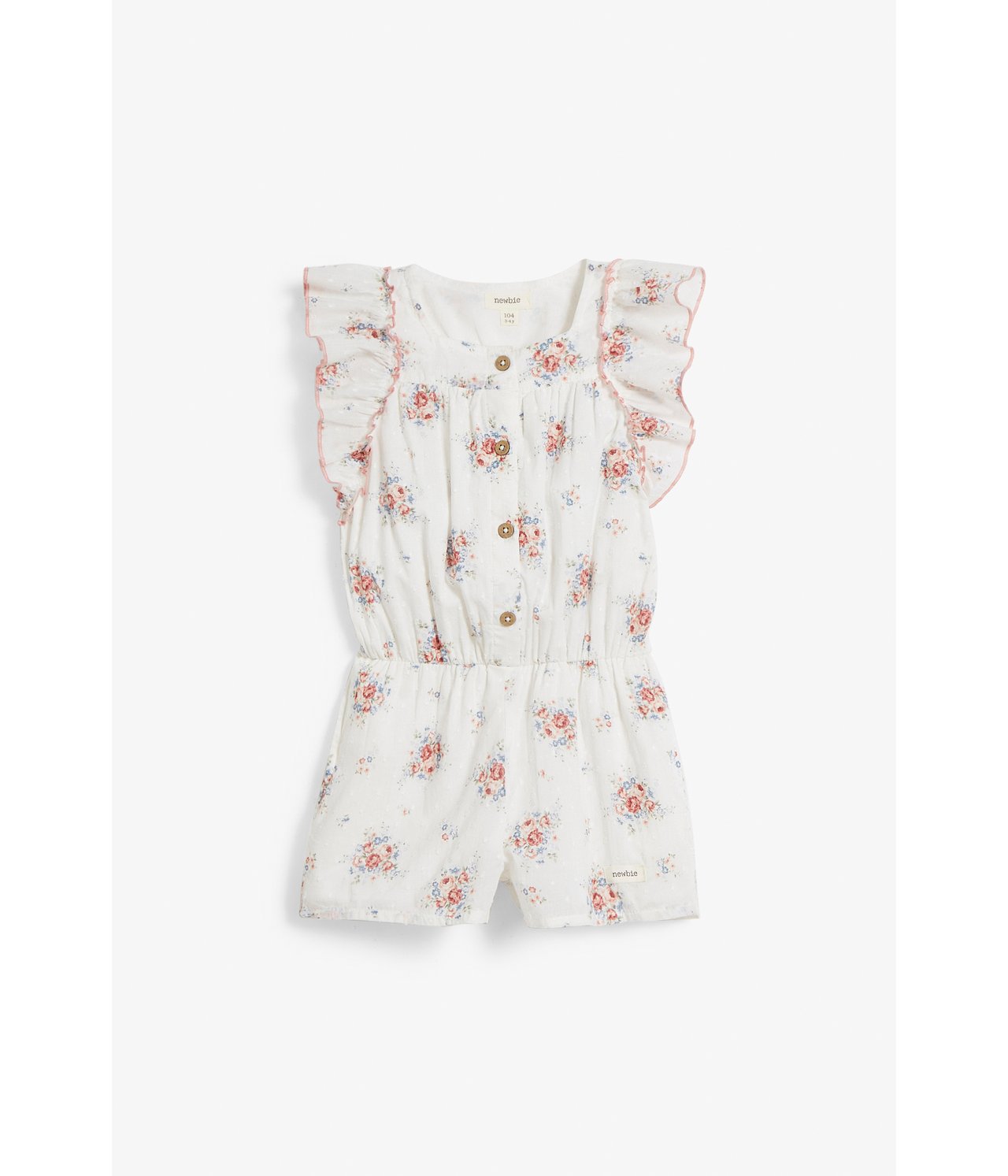 Blommig jumpsuit Offwhite - null - 2