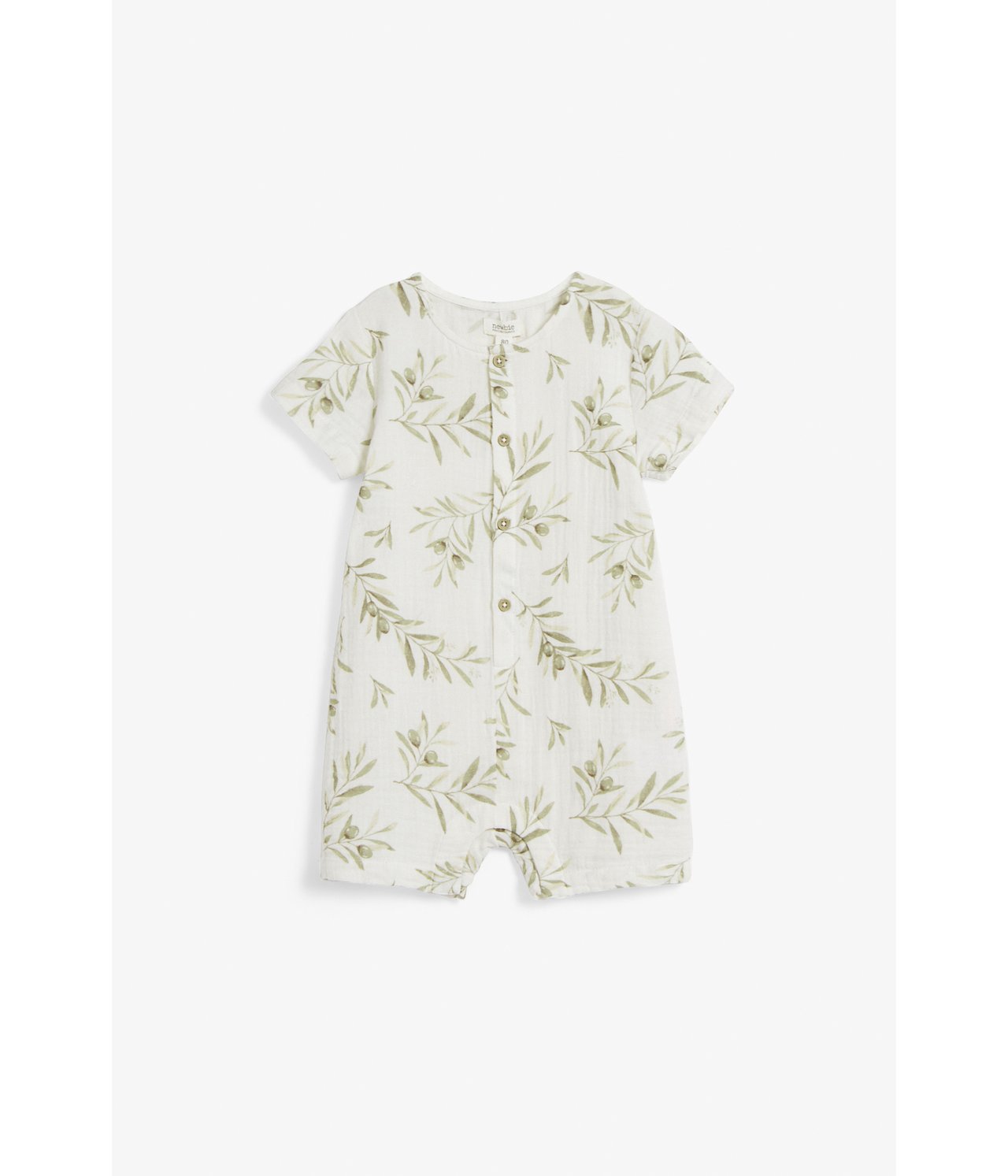 Mönstrad jumpsuit baby Offwhite - null - 2