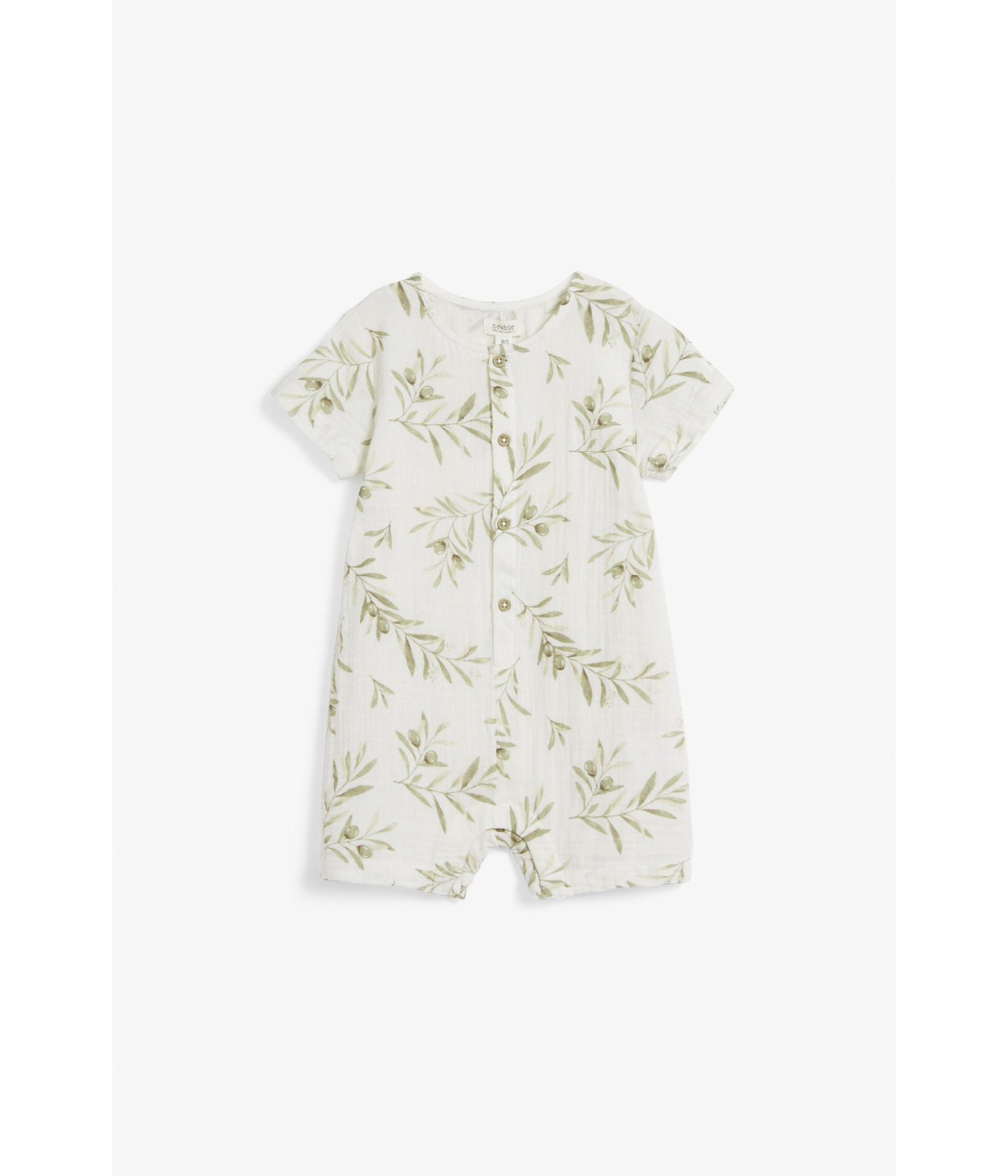 Mønstret jumpsuit baby Offwhite - null - 0