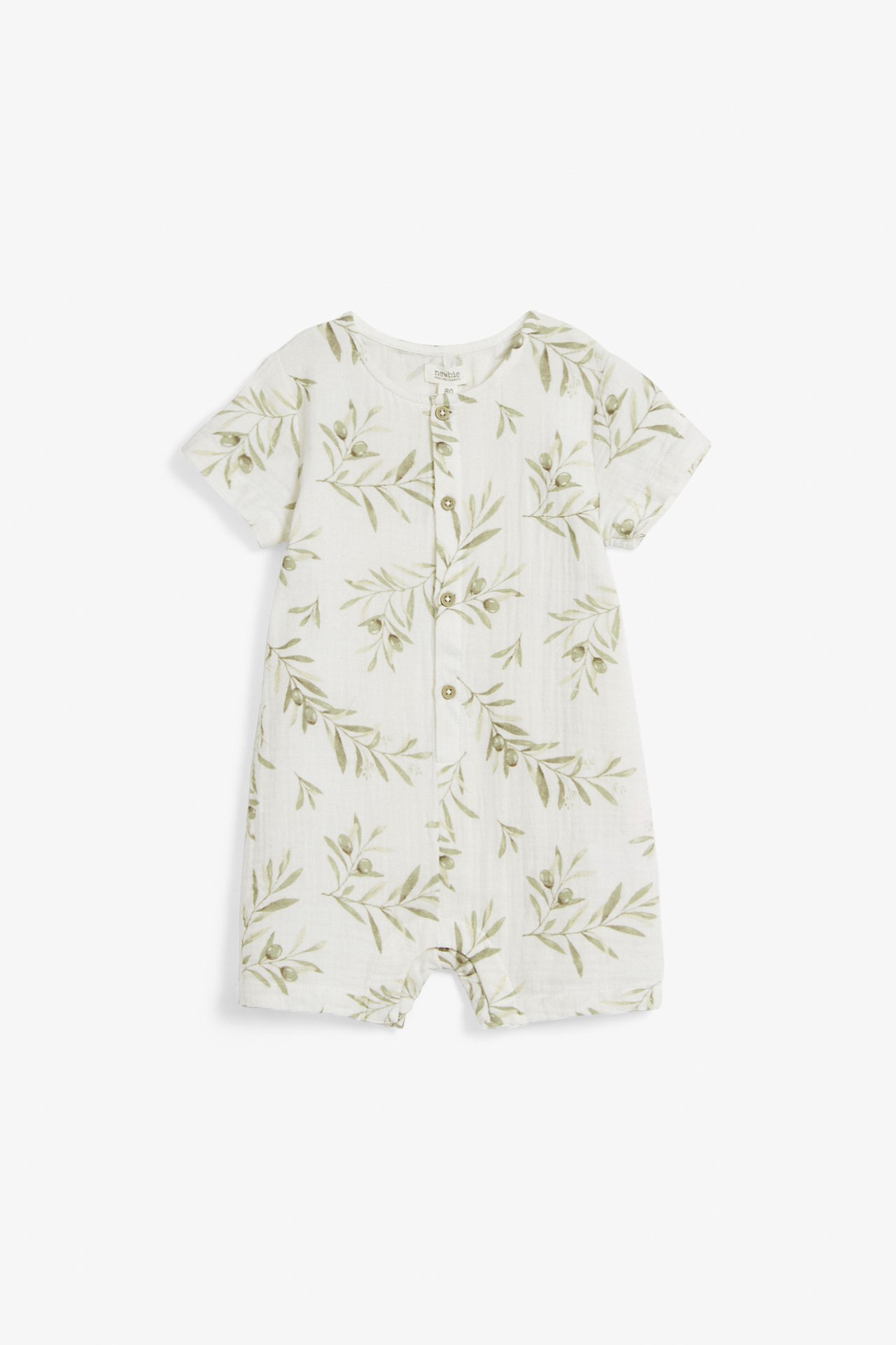 Mönstrad jumpsuit baby Offwhite - null - 3