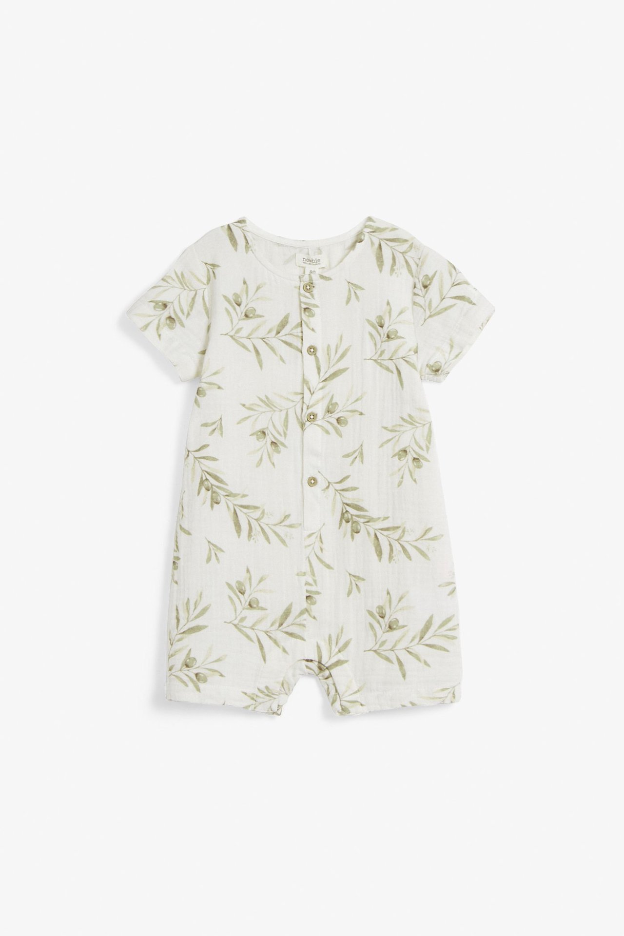 Mönstrad jumpsuit baby Offwhite - null - 1