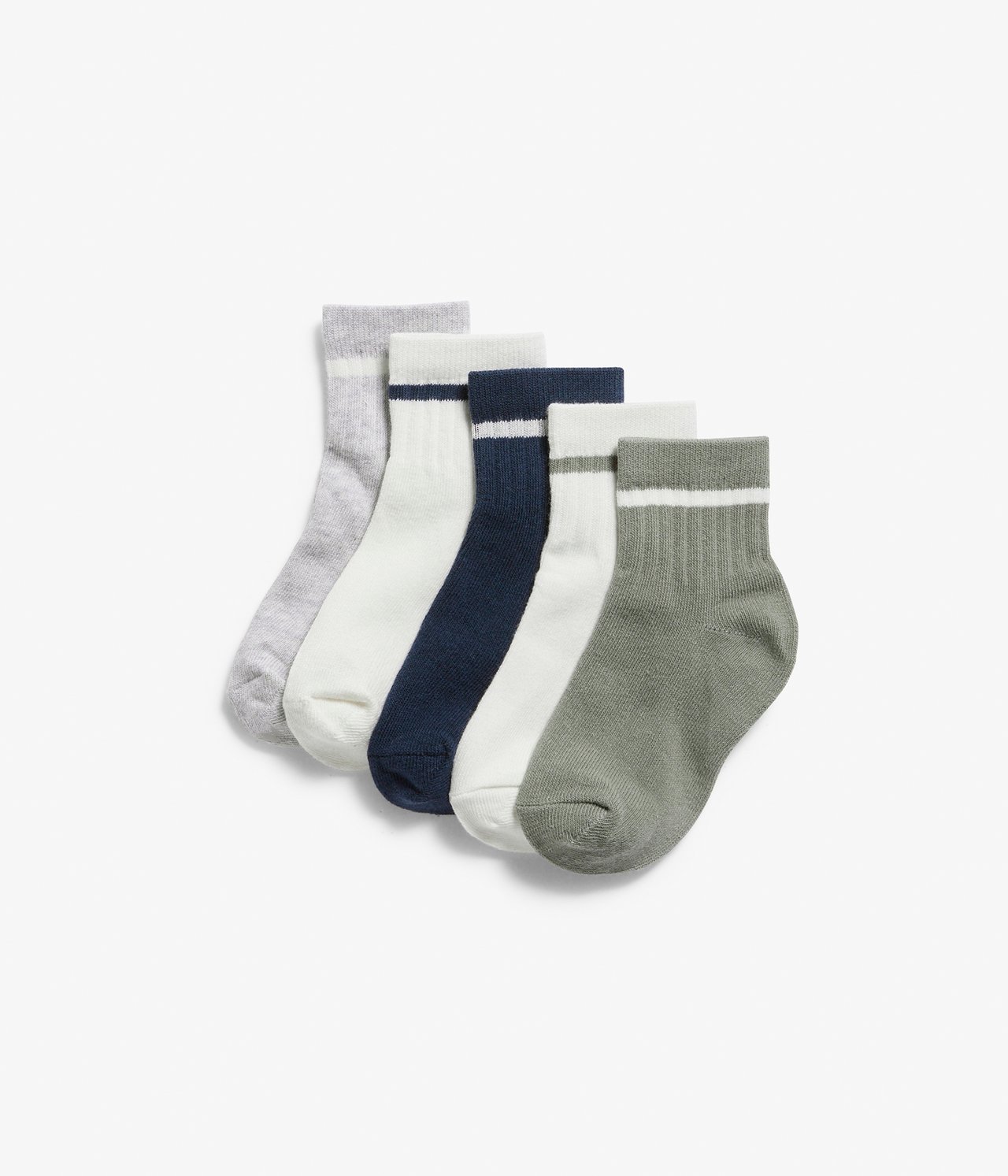 Strumpor 5-pack - Gråmelerad - 1