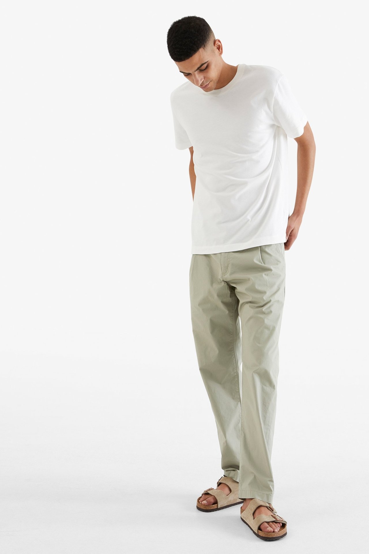 Spodnie typu chinos - Zielony - 189cm / Storlek: 33/34 - 1
