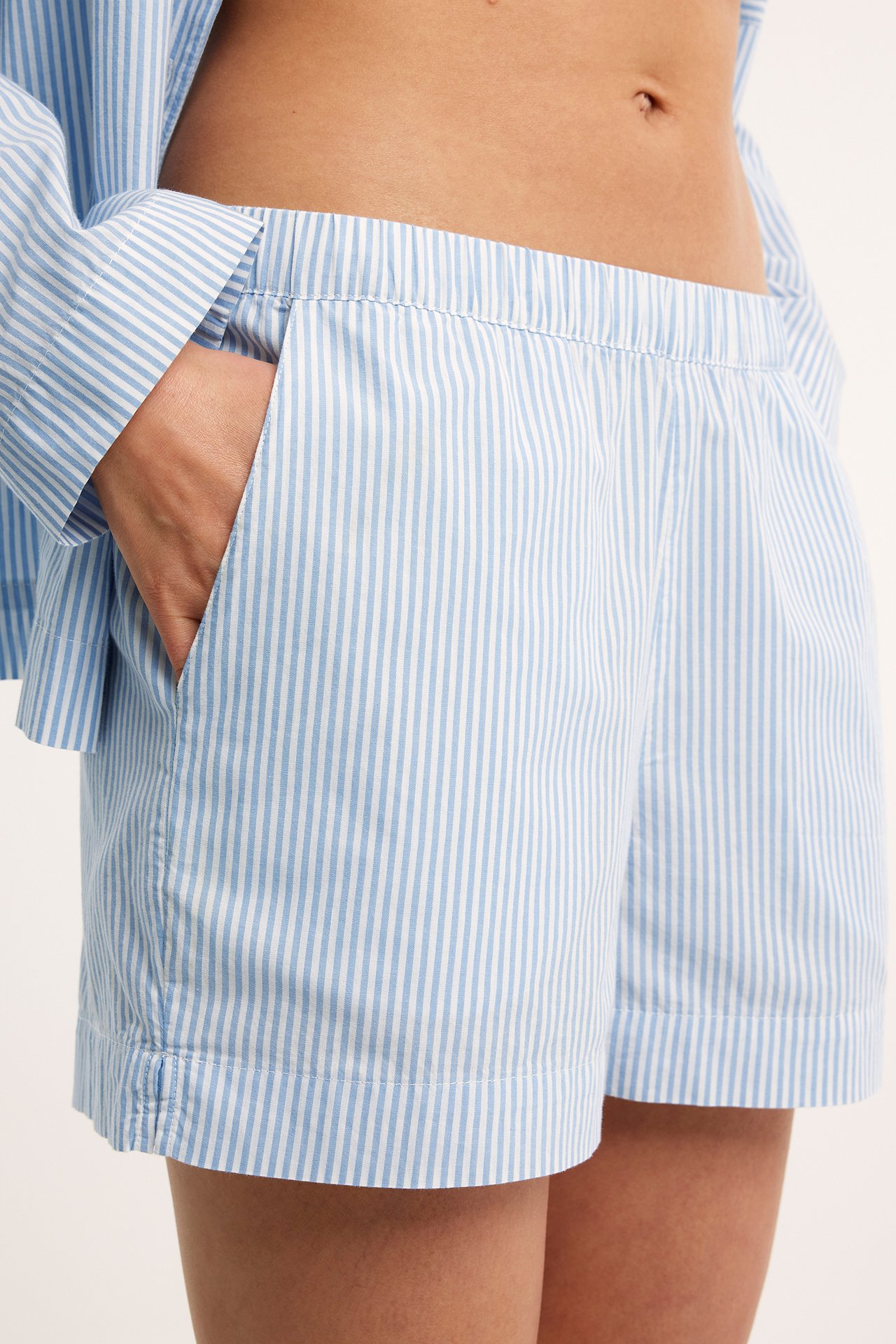 Pyjamasshortsit - Sininen - 178cm / Storlek: S - 2