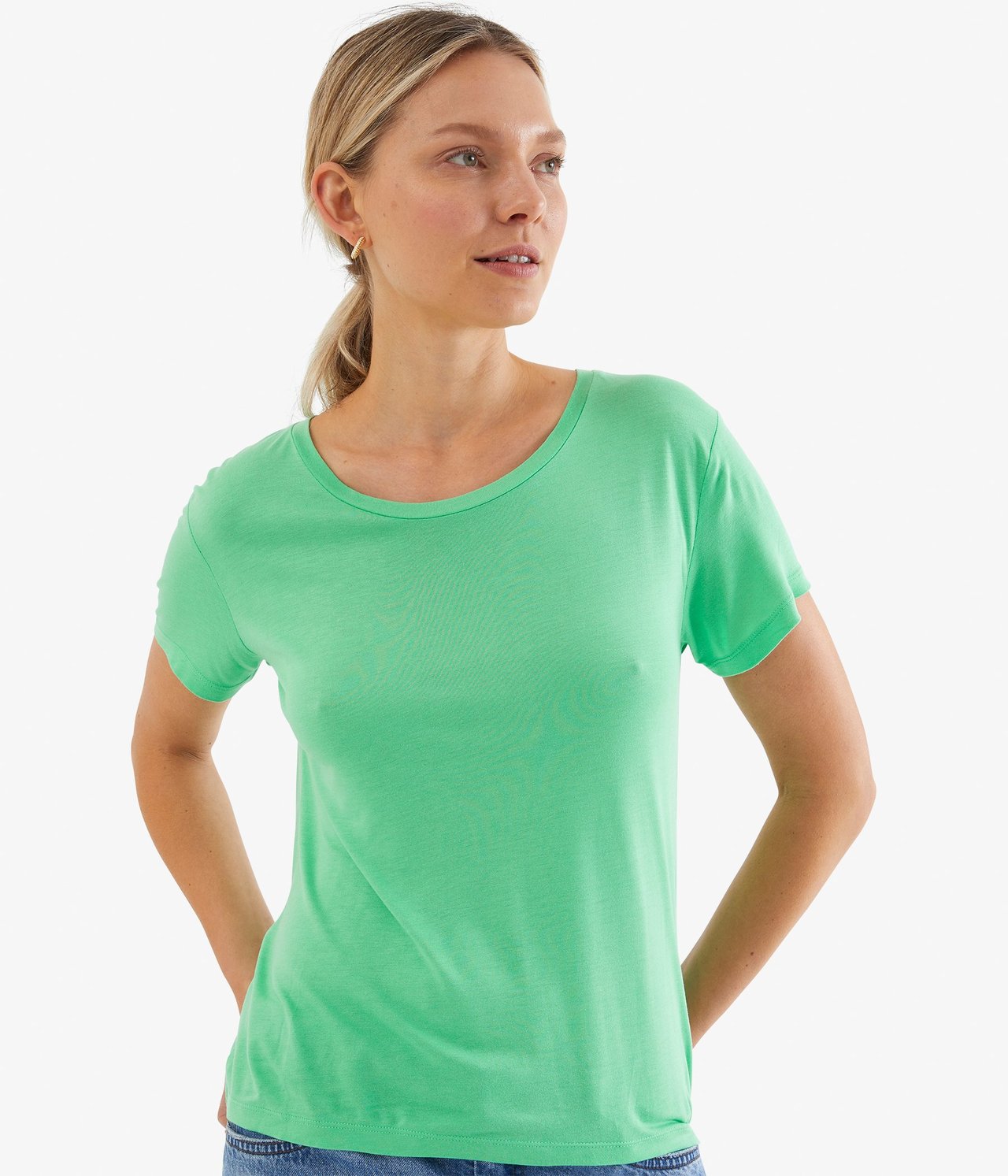 Koszulka z krótkim rękawem - Zielony - 1