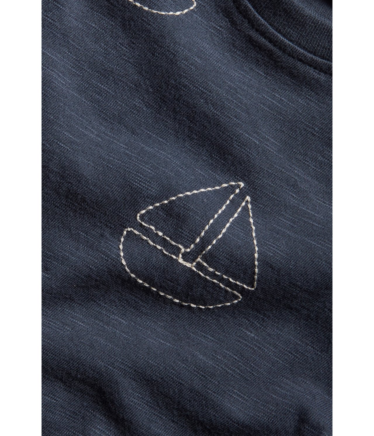 Mönstrad baby t-shirt Mörkblå - null - 0