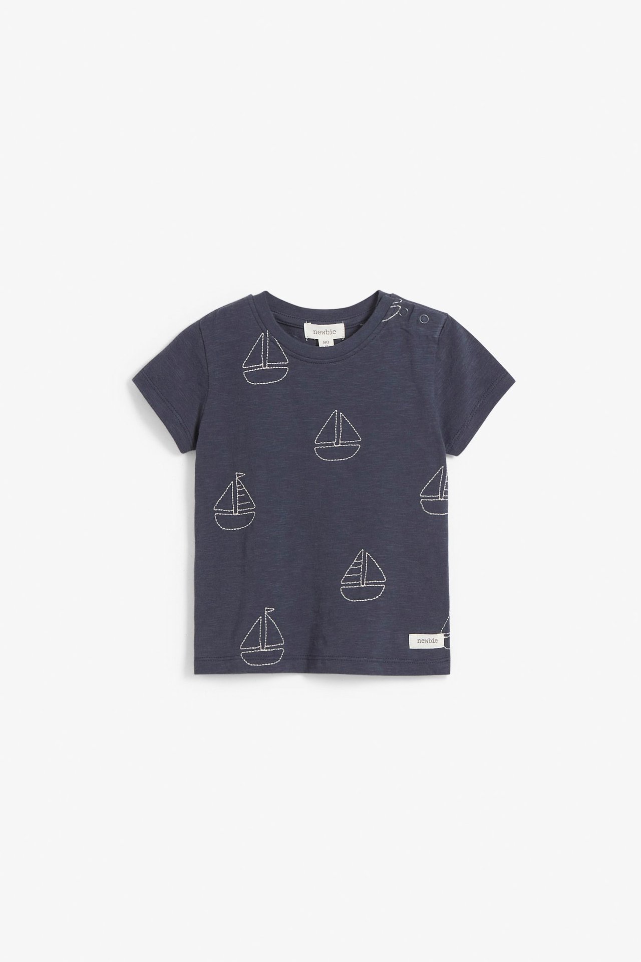 Kuviollinen vauvojen t-paita Tummansininen - null - 1