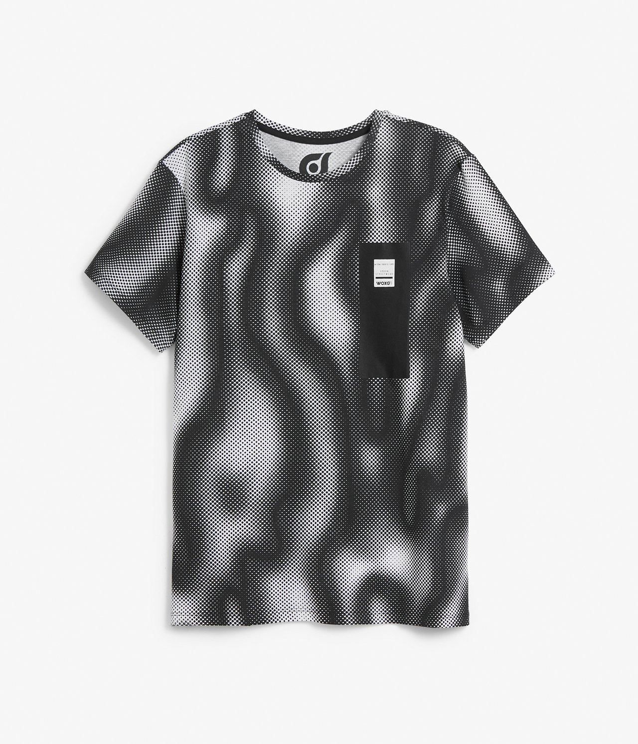 Mönstrad t-shirt - Valkoinen - 5