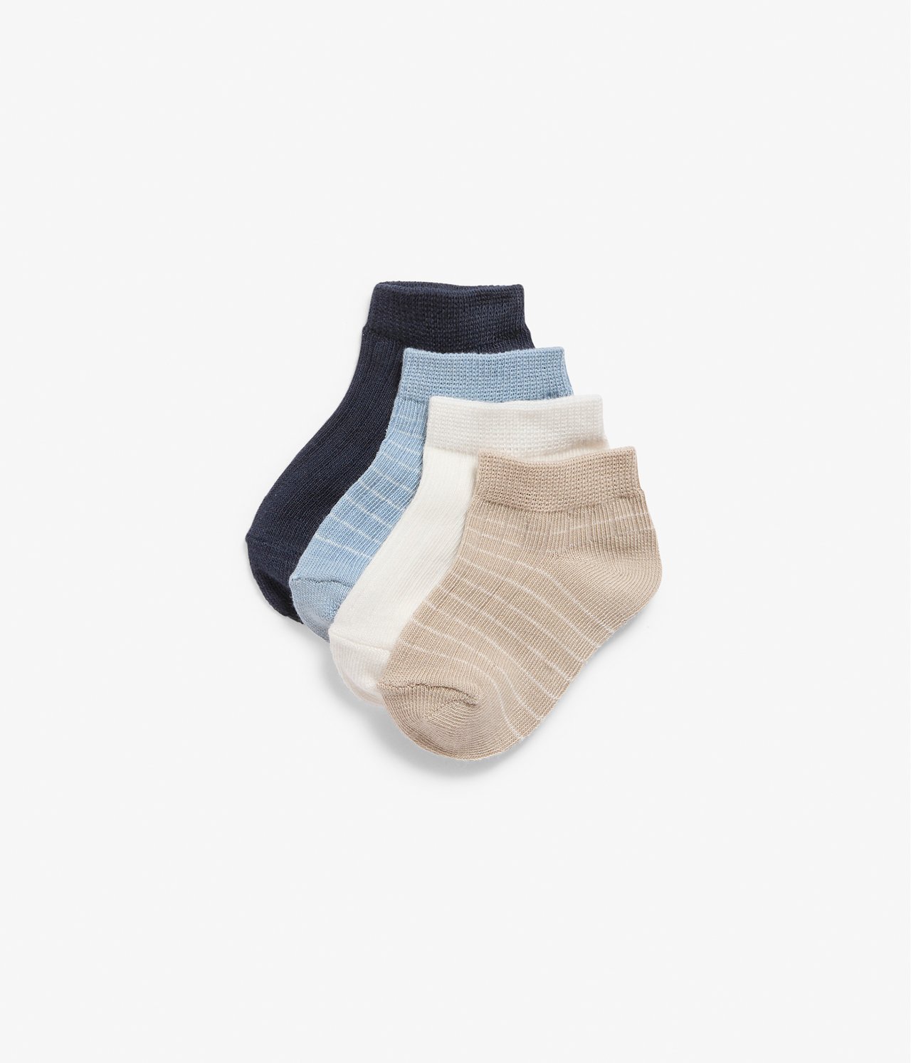 4 paria vauvojen sukkia - Sininen - 1