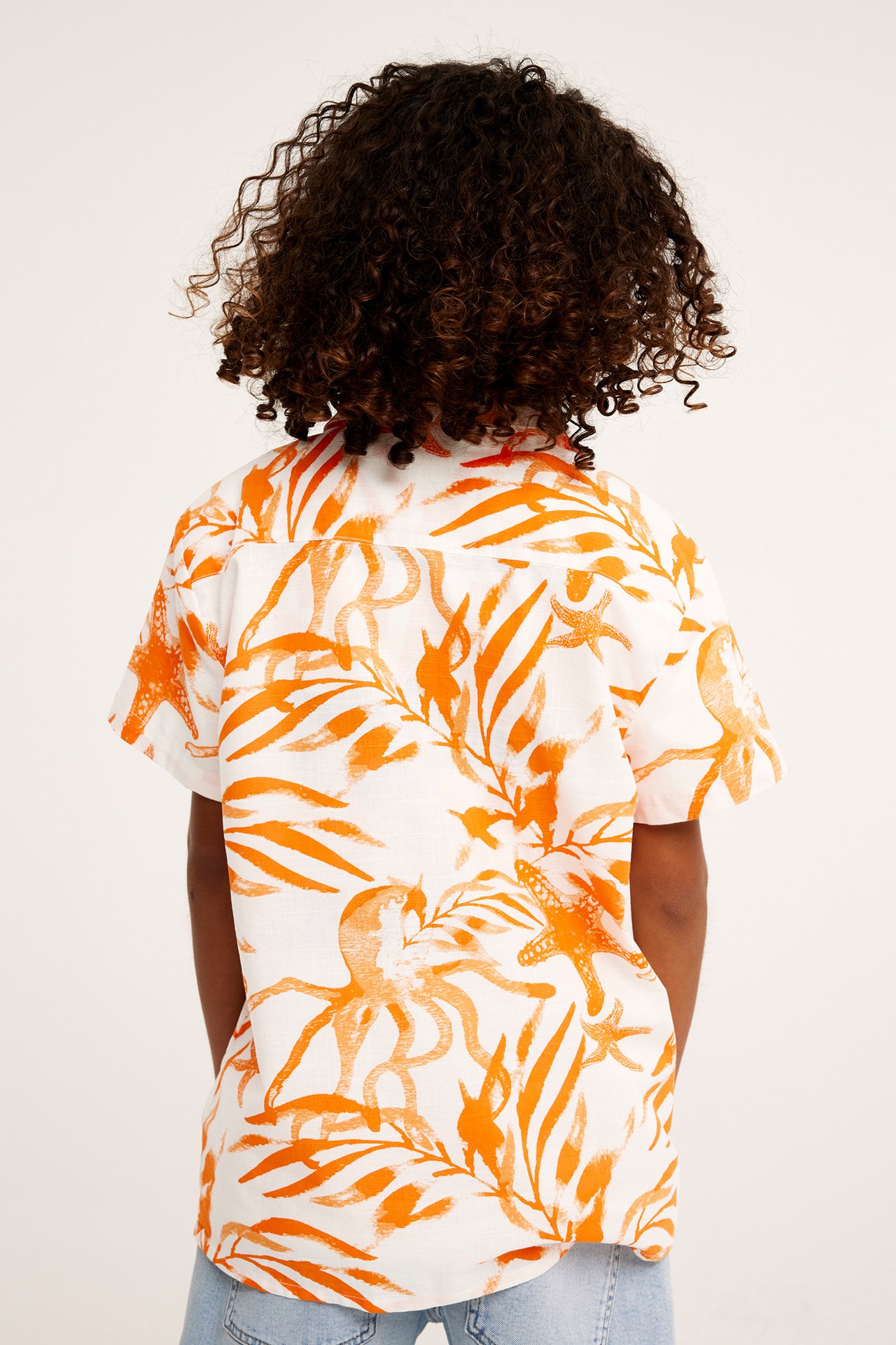 Koszula z krótkimi rękawami - Offwhite - 5