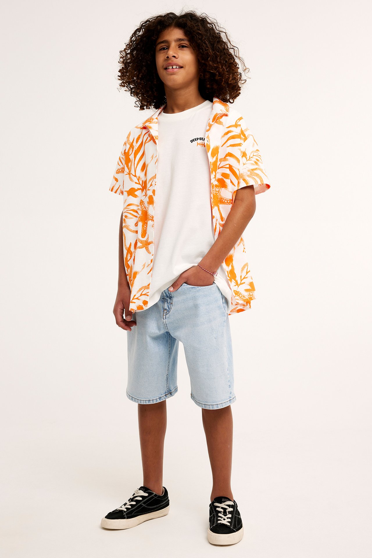 Koszula z krótkimi rękawami - Offwhite - 2