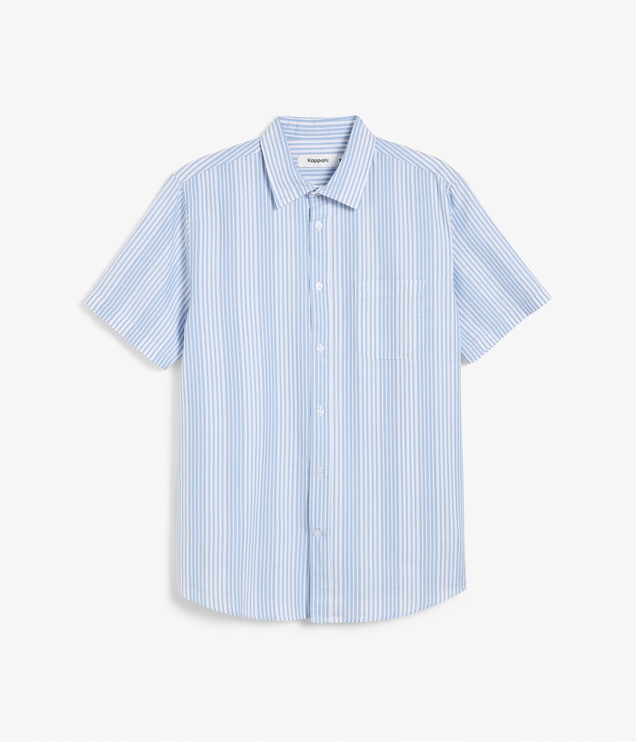 Kortärmad skjorta regular fit Blå - null - 5