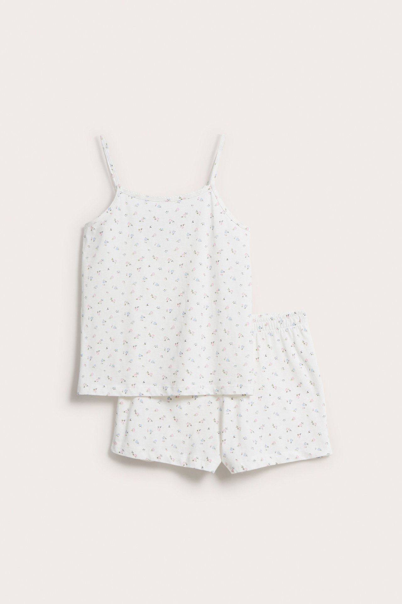Kuviollinen pyjama - Valkoinen - 2