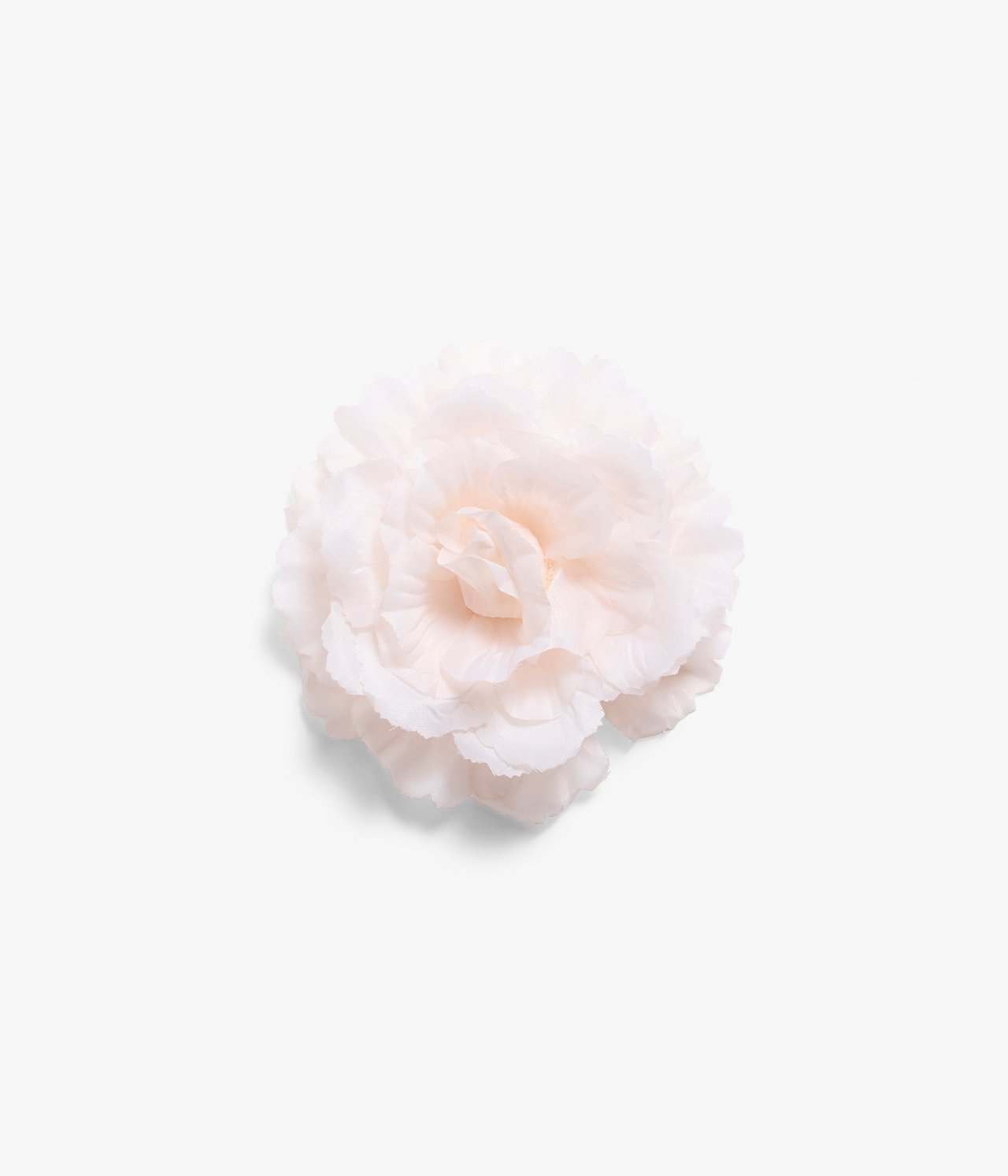 Hårklämma/brosch med ros - Ljusrosa - 2