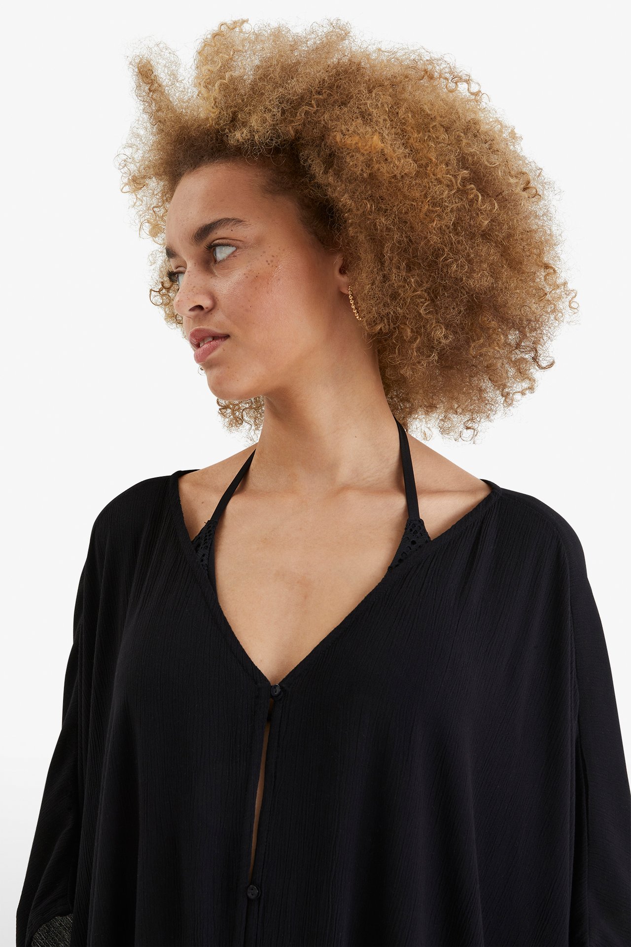 Strandkaftan - Svart - 5