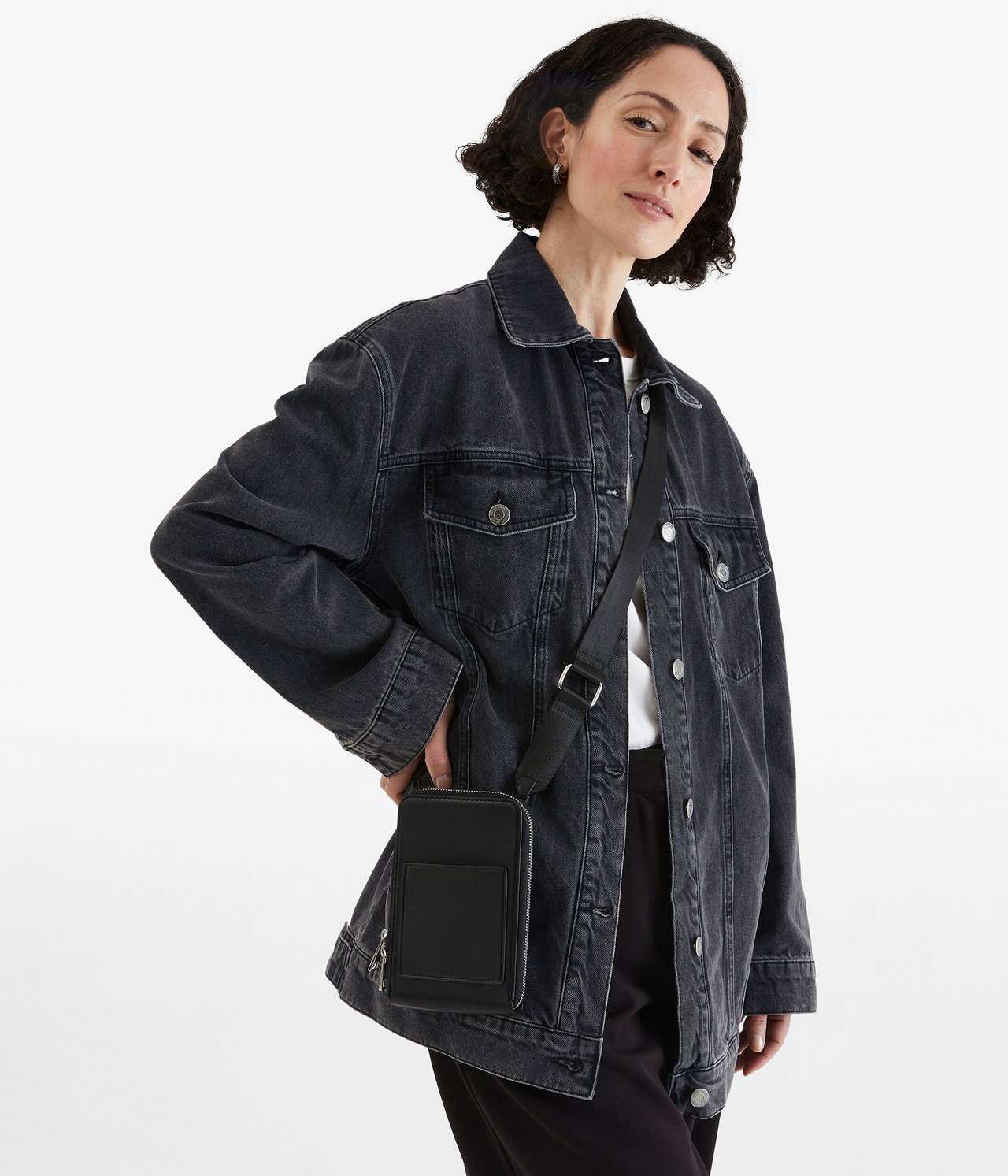 Farkkupusero - Pesty musta denim - 4