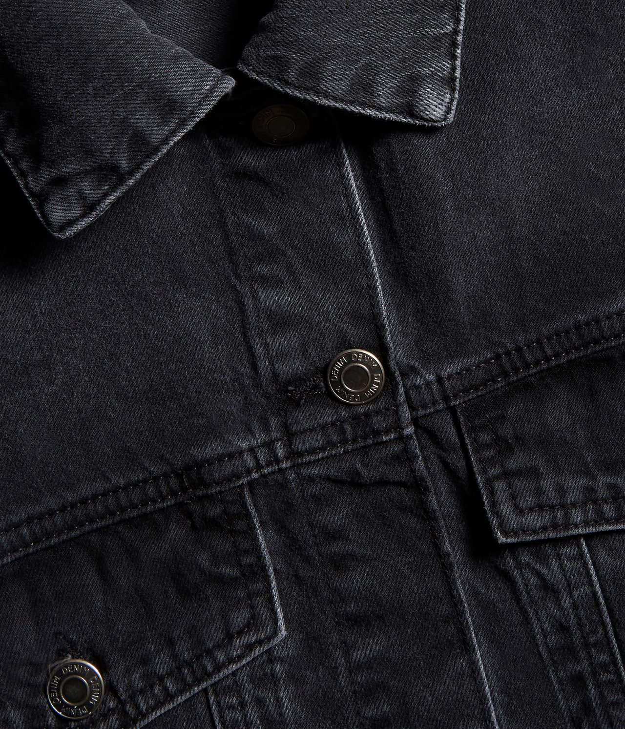 Farkkupusero - Pesty musta denim - 6