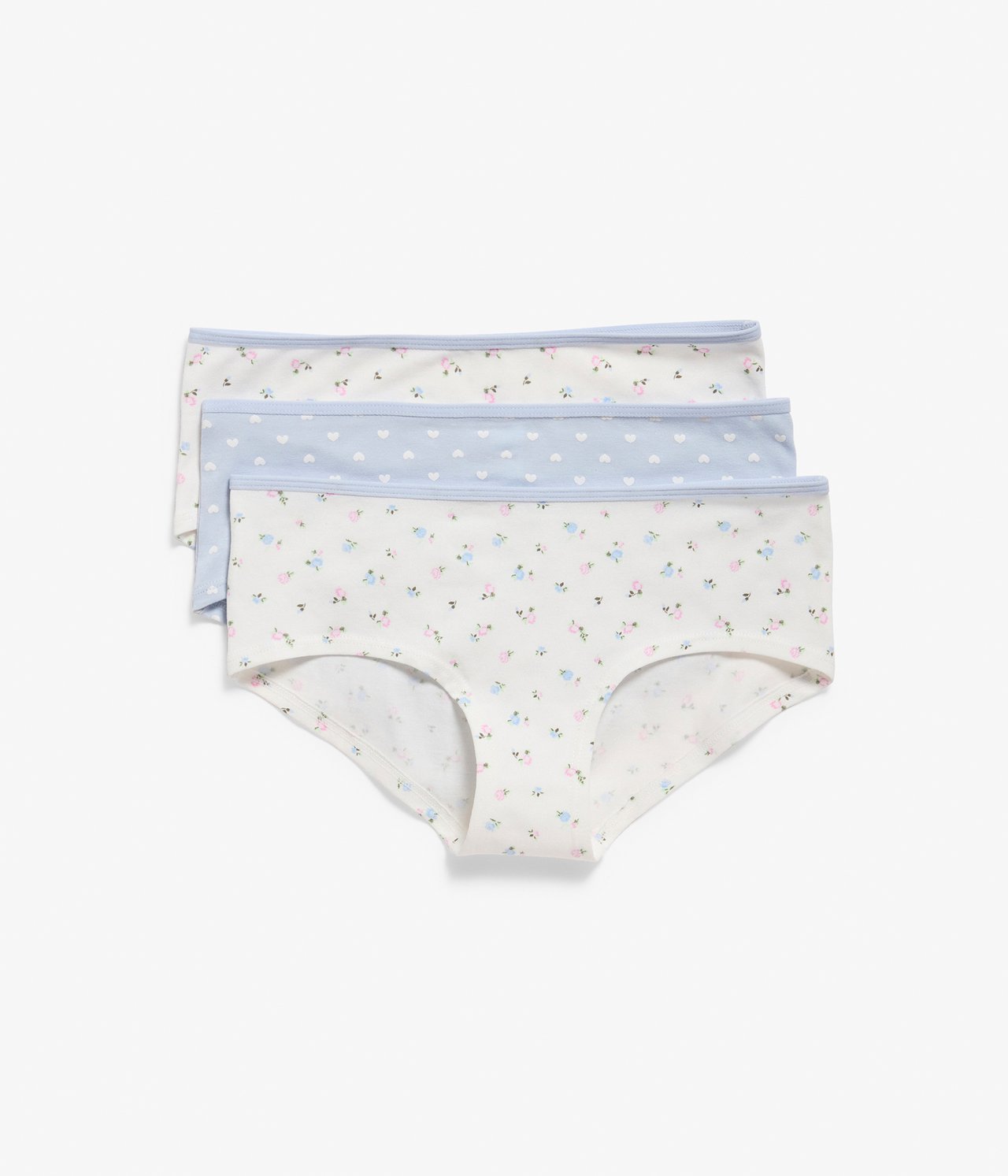 Hipstertrosor 3-pack - Blå - 1