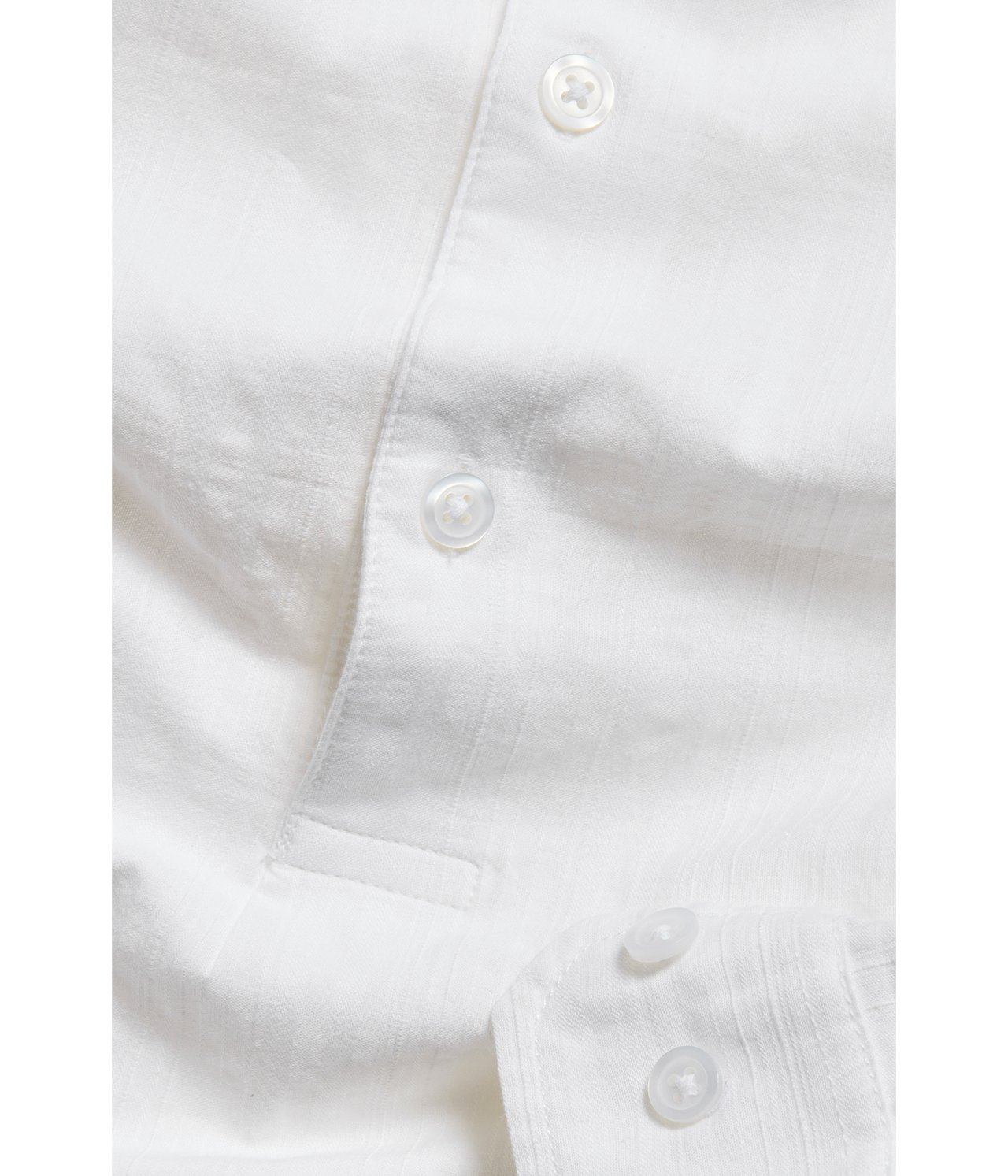 Skjorta med murarkrage Vit - null - 4