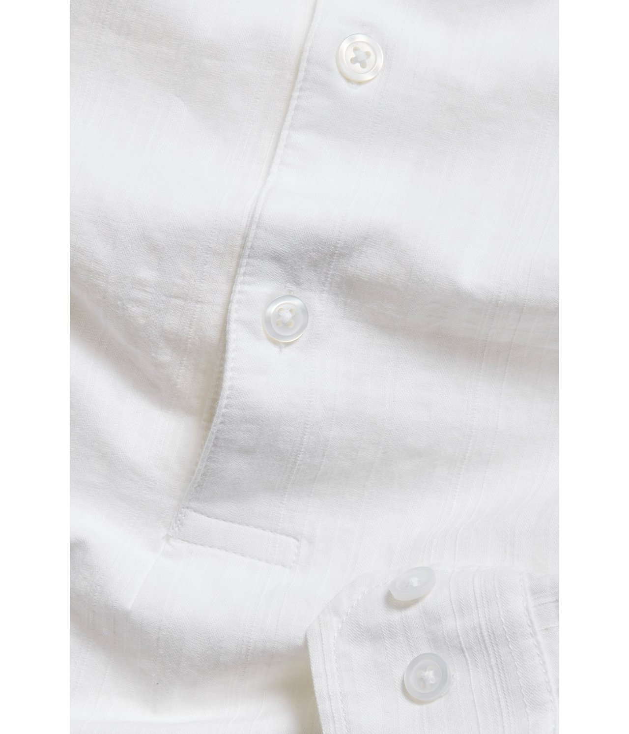 Skjorte med murerkrage Hvit - null - 6