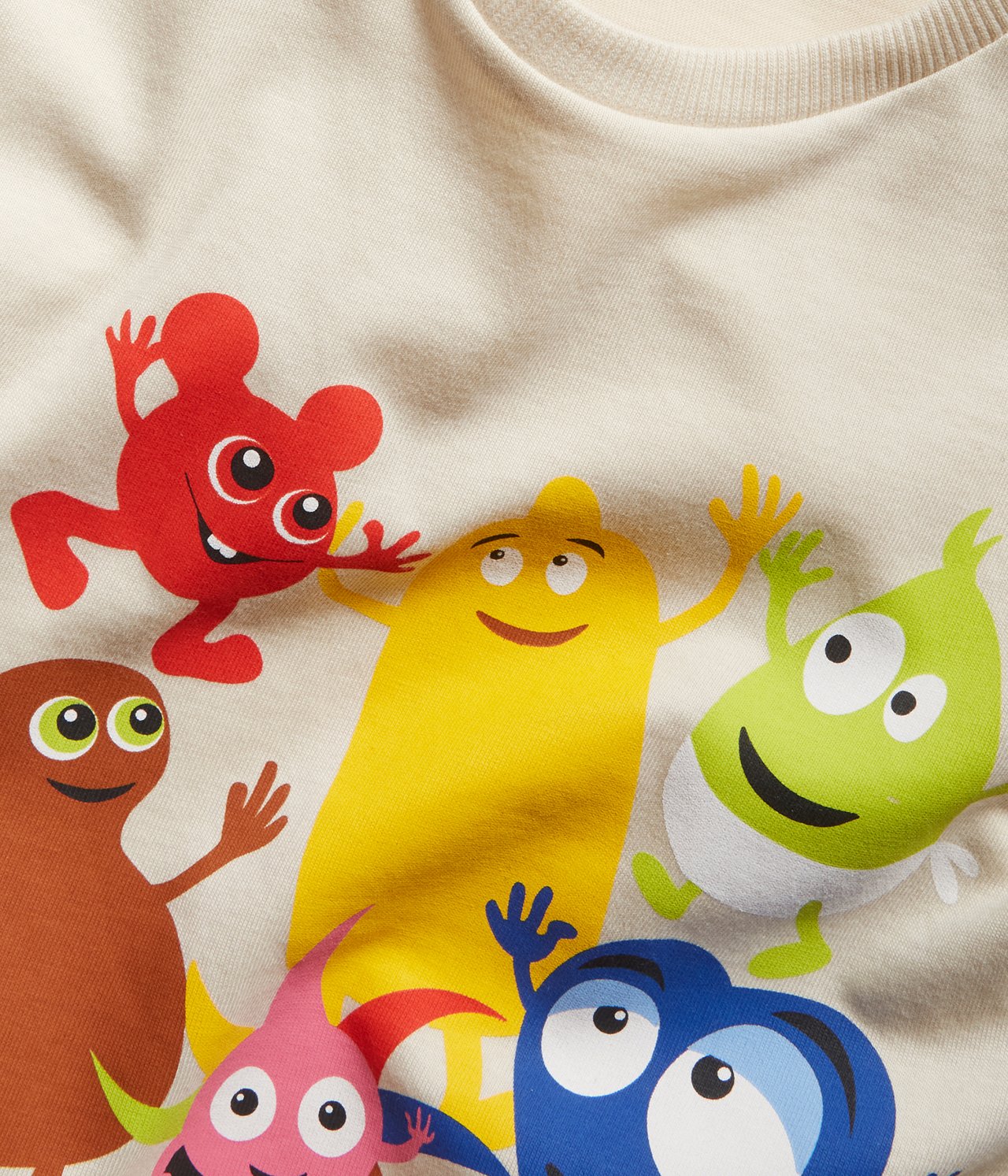 T-shirt z nadrukiem - Jasnobeżowy - 4