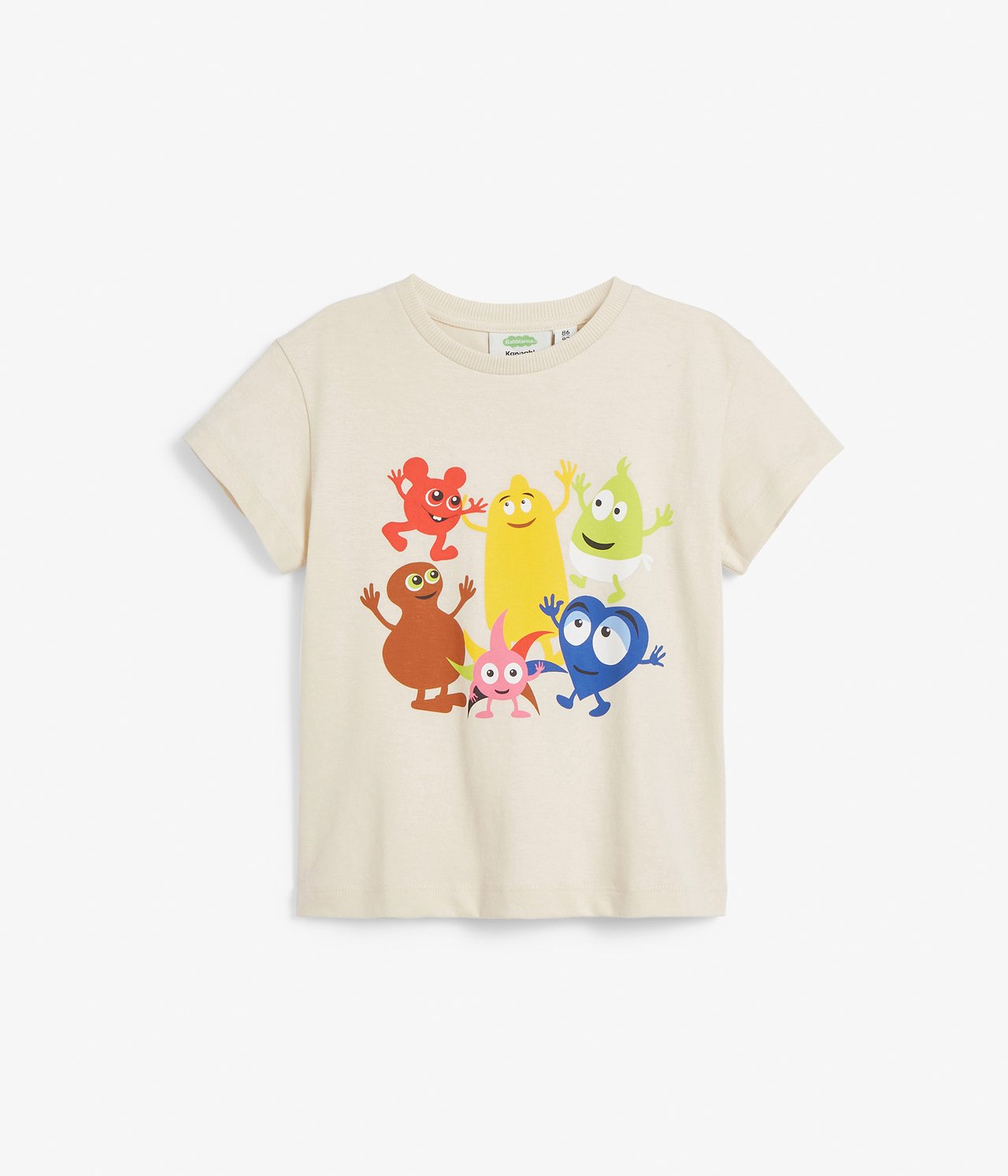 T-shirt z nadrukiem - Jasnobeżowy - 5