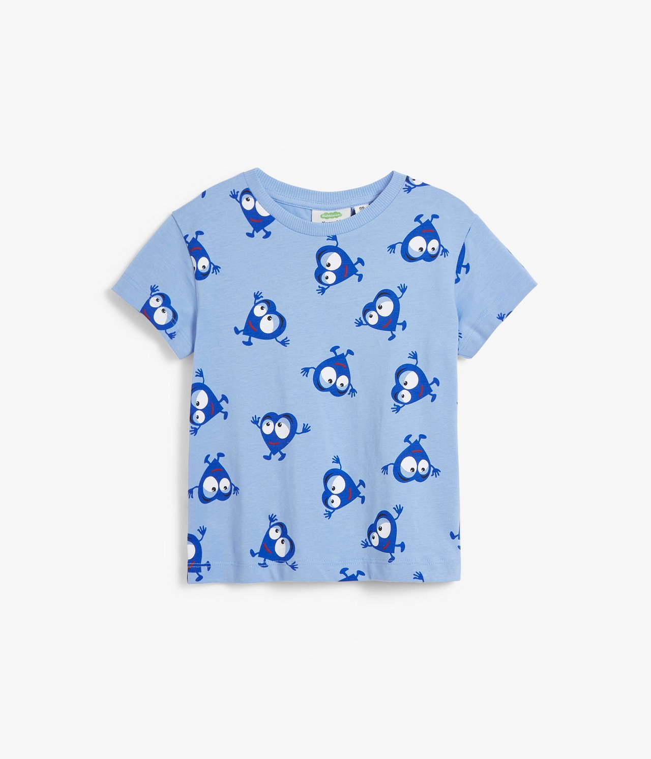 T-shirt med tryck Blå - null - 6