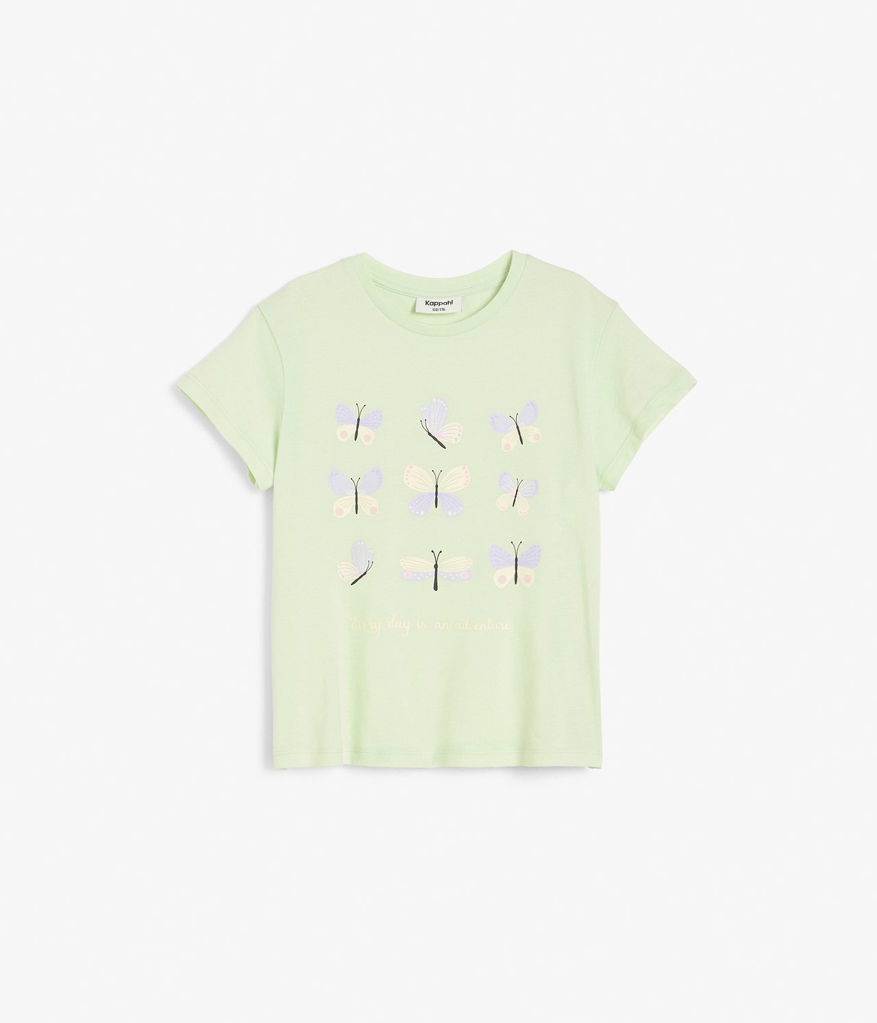 Mønstret t-skjorte Lys turkis - null - 3
