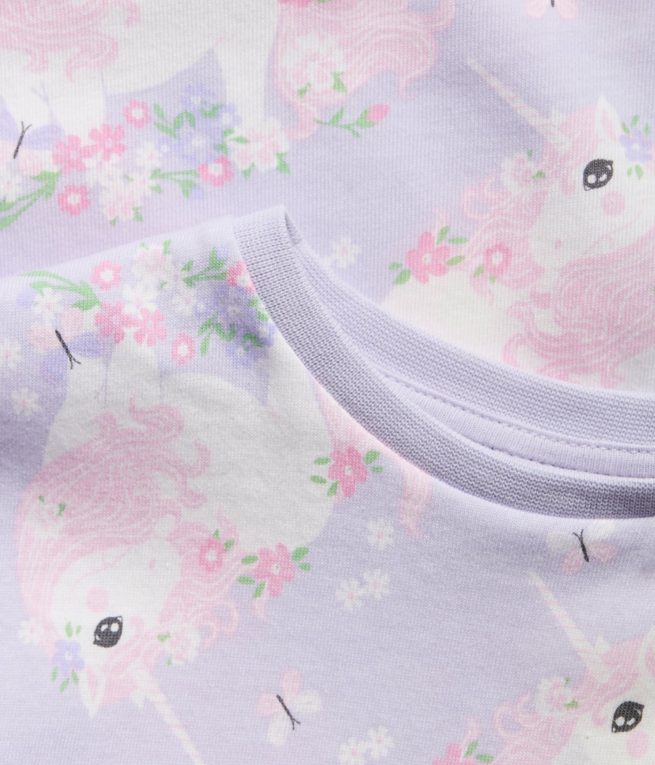 Mönstrad t-shirt - Violetti - 5