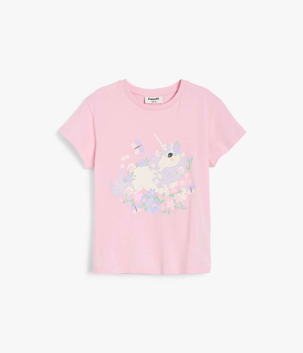T-shirt we wzory - Różowy - 5