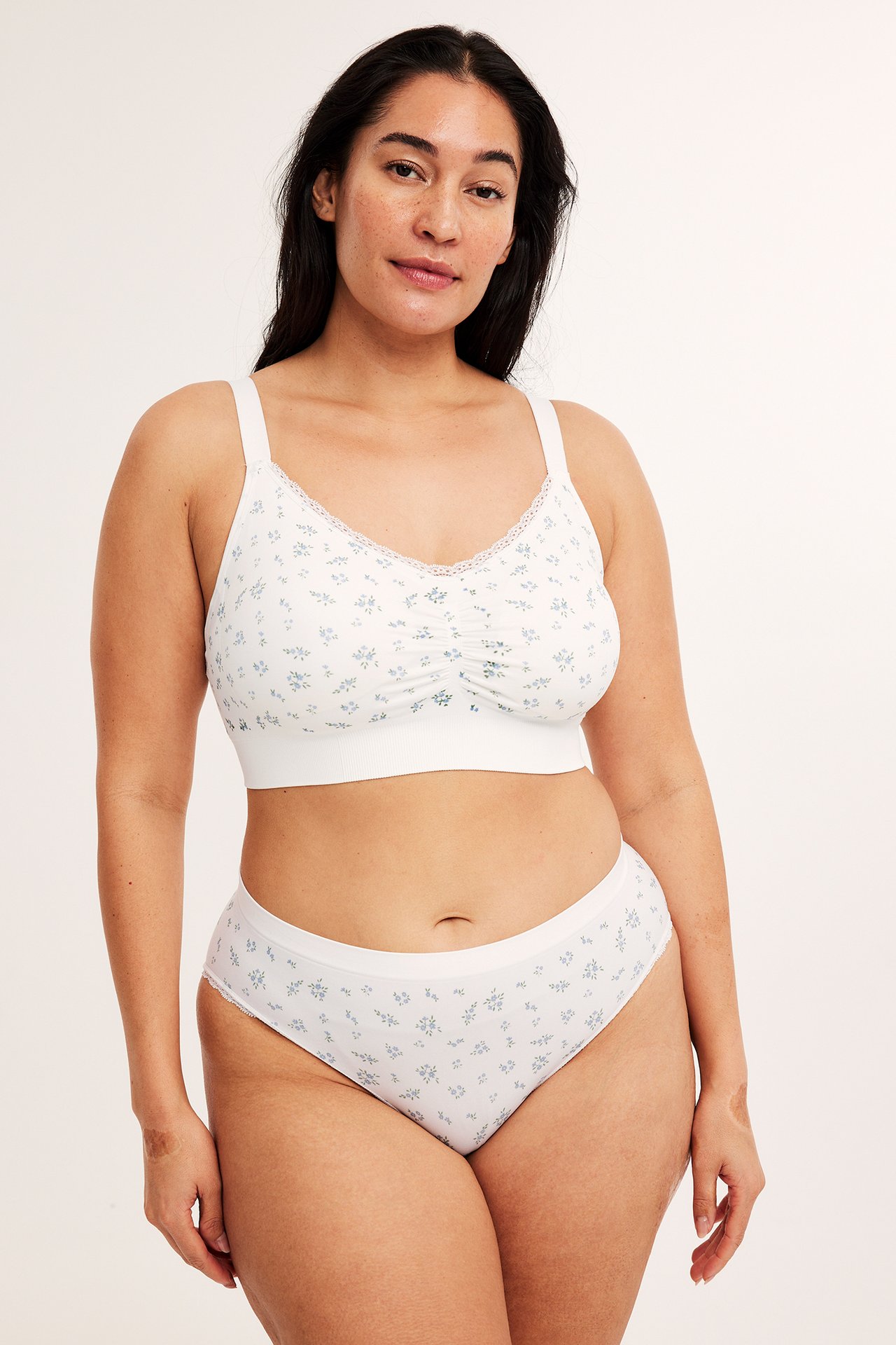 Bygellös bh seamless - Offwhite - 1