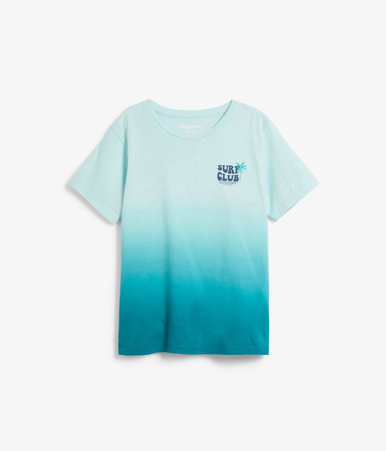 Kortärmad t-shirt - Turkos - 3