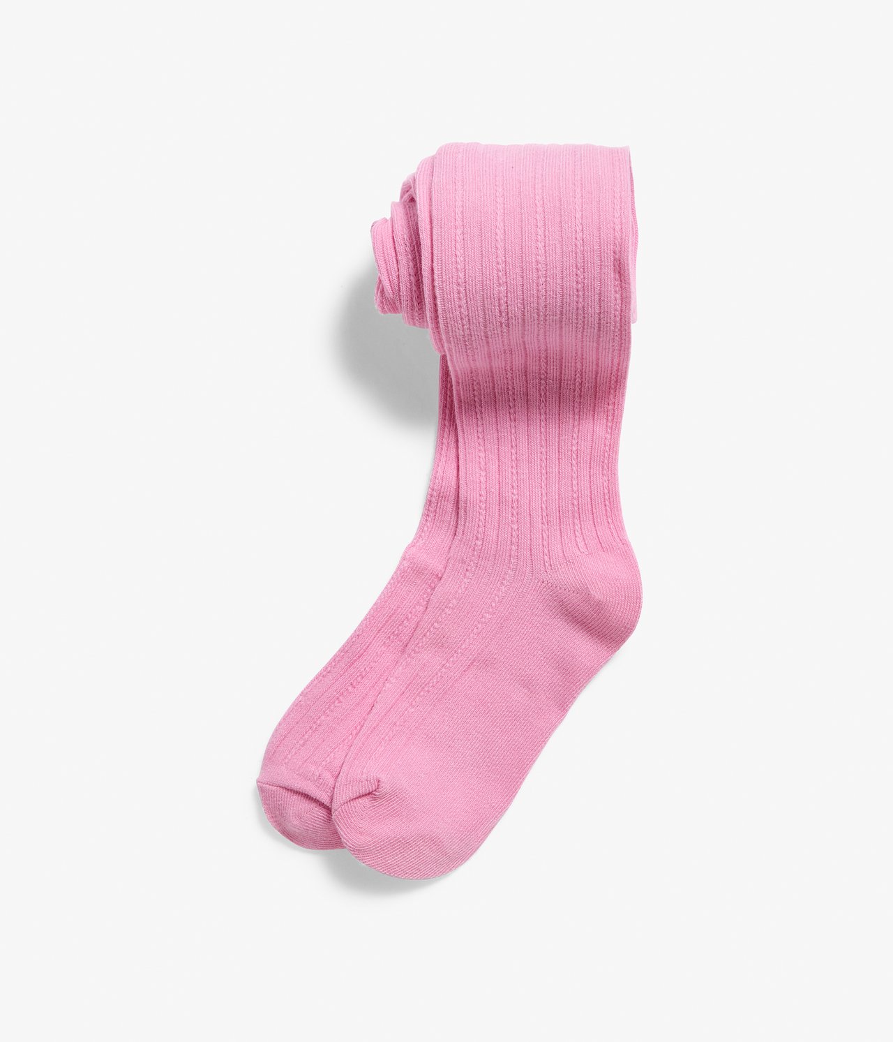 Kuvioneulotut sukkahousut - Vaaleanpunainen - 1