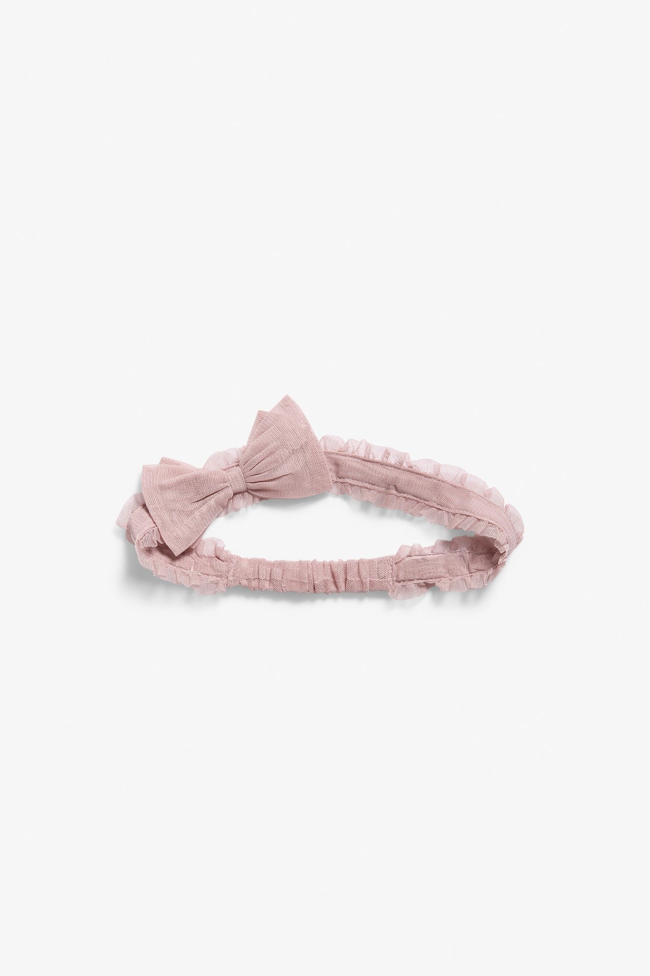 Rusettikoristeinen hiuspanta - Pinkki - 3