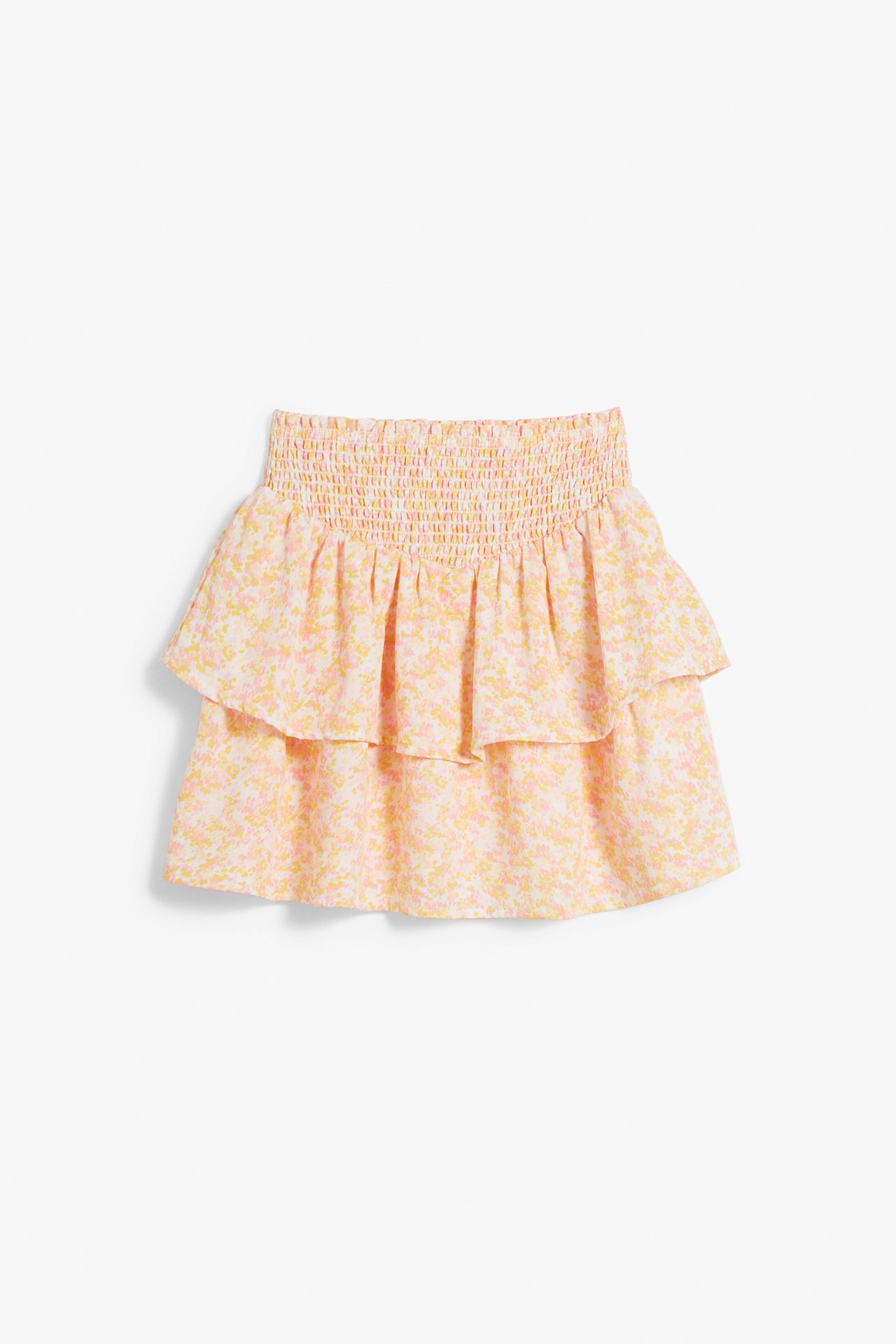 Kjol med volang - Orange - 6