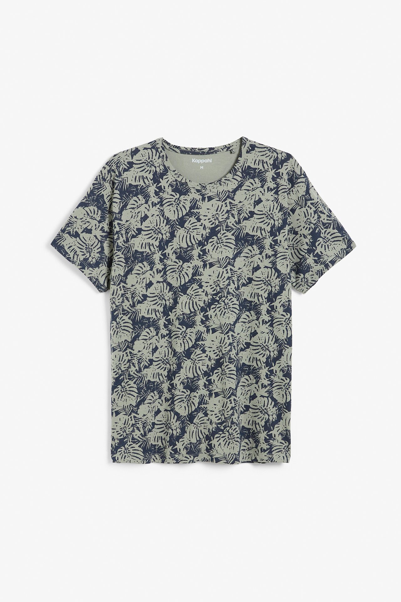 T-shirt we wzory - Ciemnoniebieski - 5