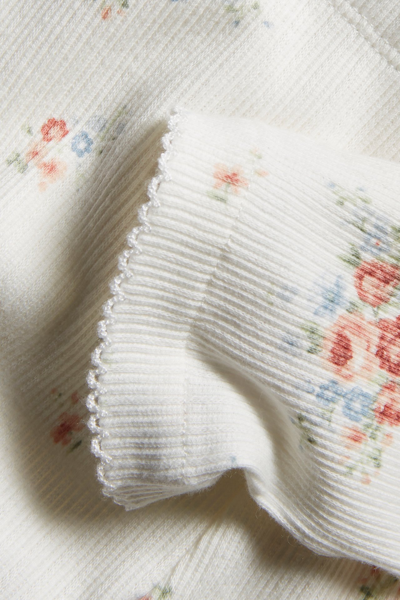 Blommiga leggings Kids - Offwhite - 1