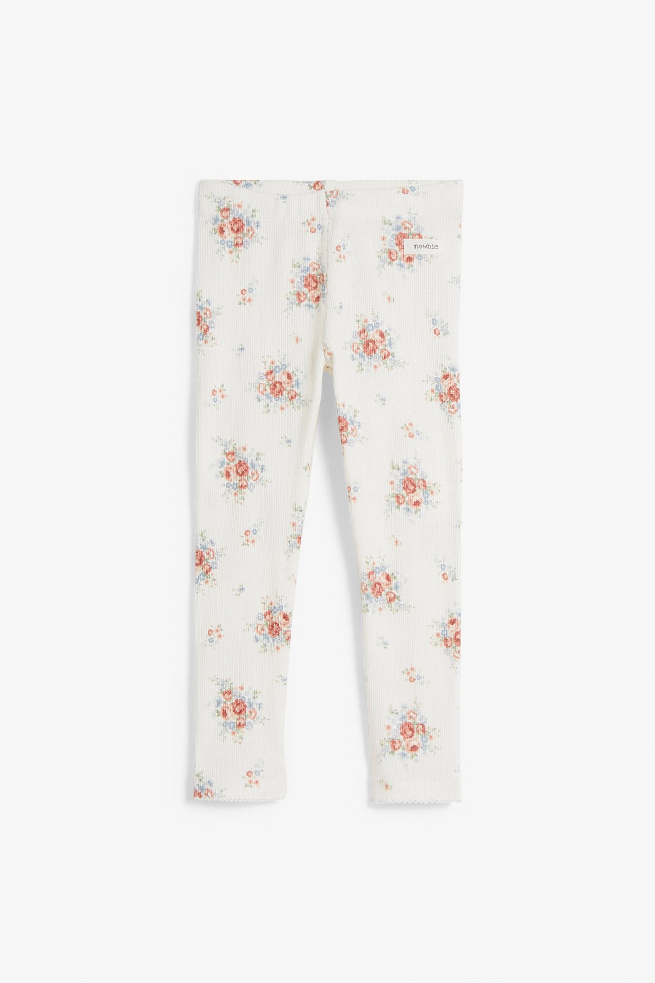 Blommiga leggings Kids - Offwhite - 2