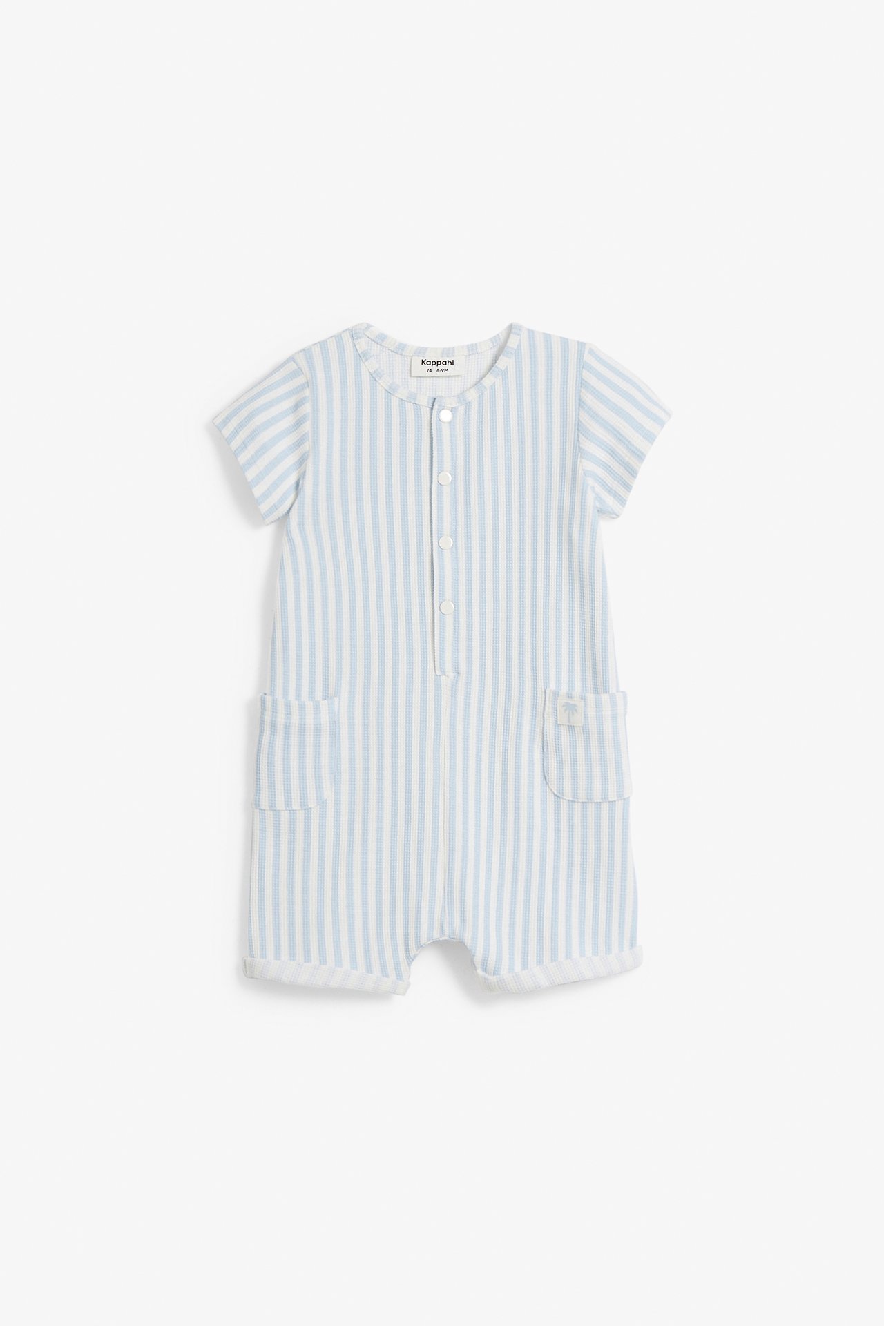 Randig jumpsuit - Blå - 4