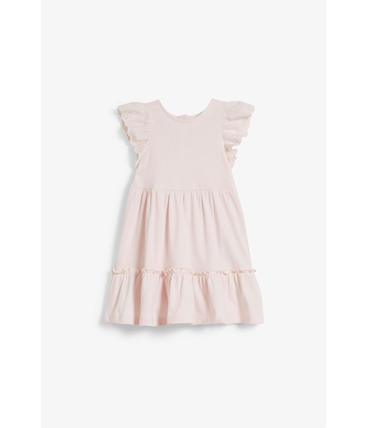 Vauvojen mekko, jossa on röyhelöt Pinkki - null - 1