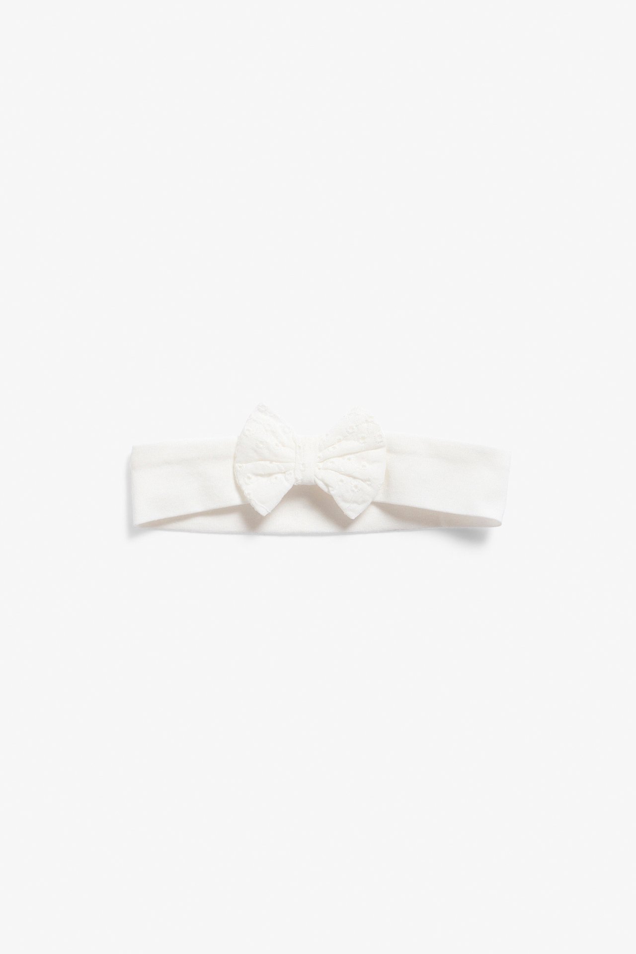Opaska do włosów, z kokardką, dla niemowląt - Offwhite - 1