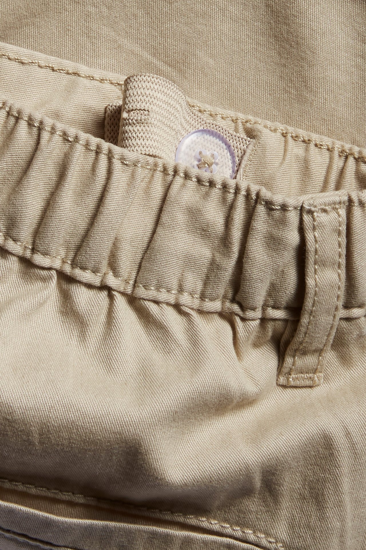 Vävda shorts - Beige - 5
