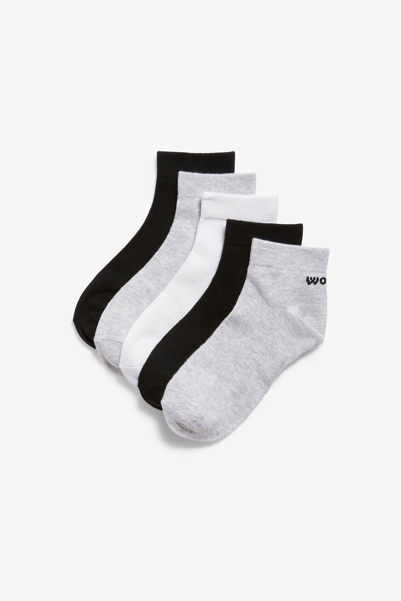 Låga strumpor 5-pack - Svart - 1